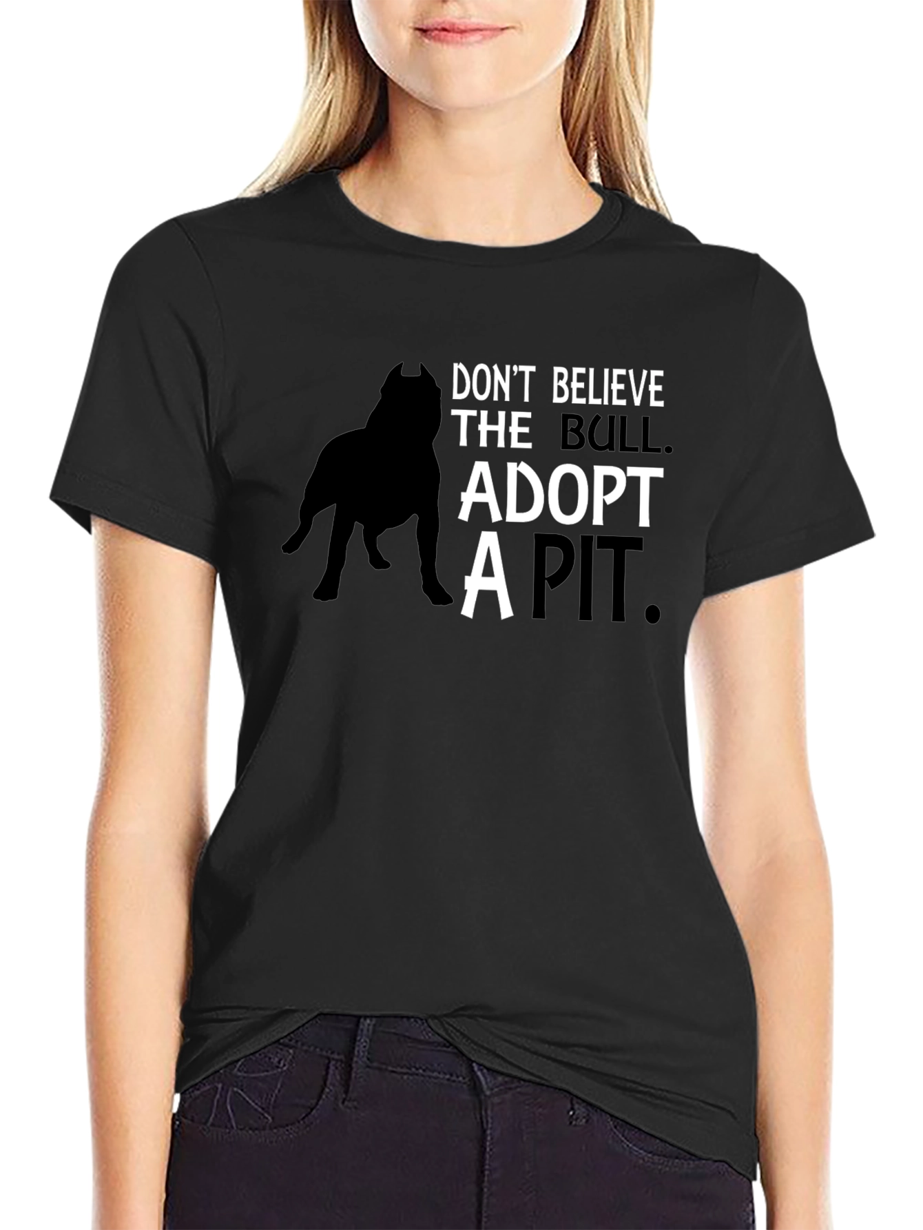 Adopt a Pit T-Shirt - Dog Rescue Tee