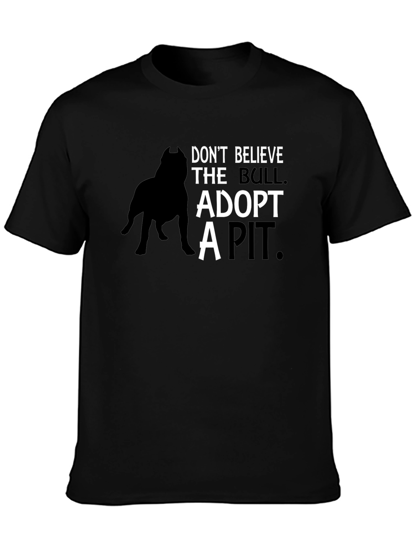 Adopt a Pit T-Shirt - Dog Rescue Tee