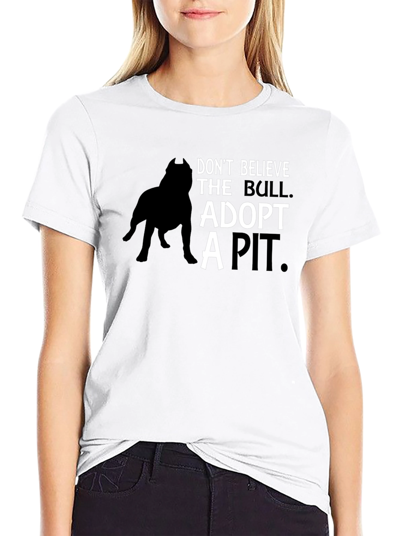 Adopt a Pit T-Shirt - Dog Rescue Tee