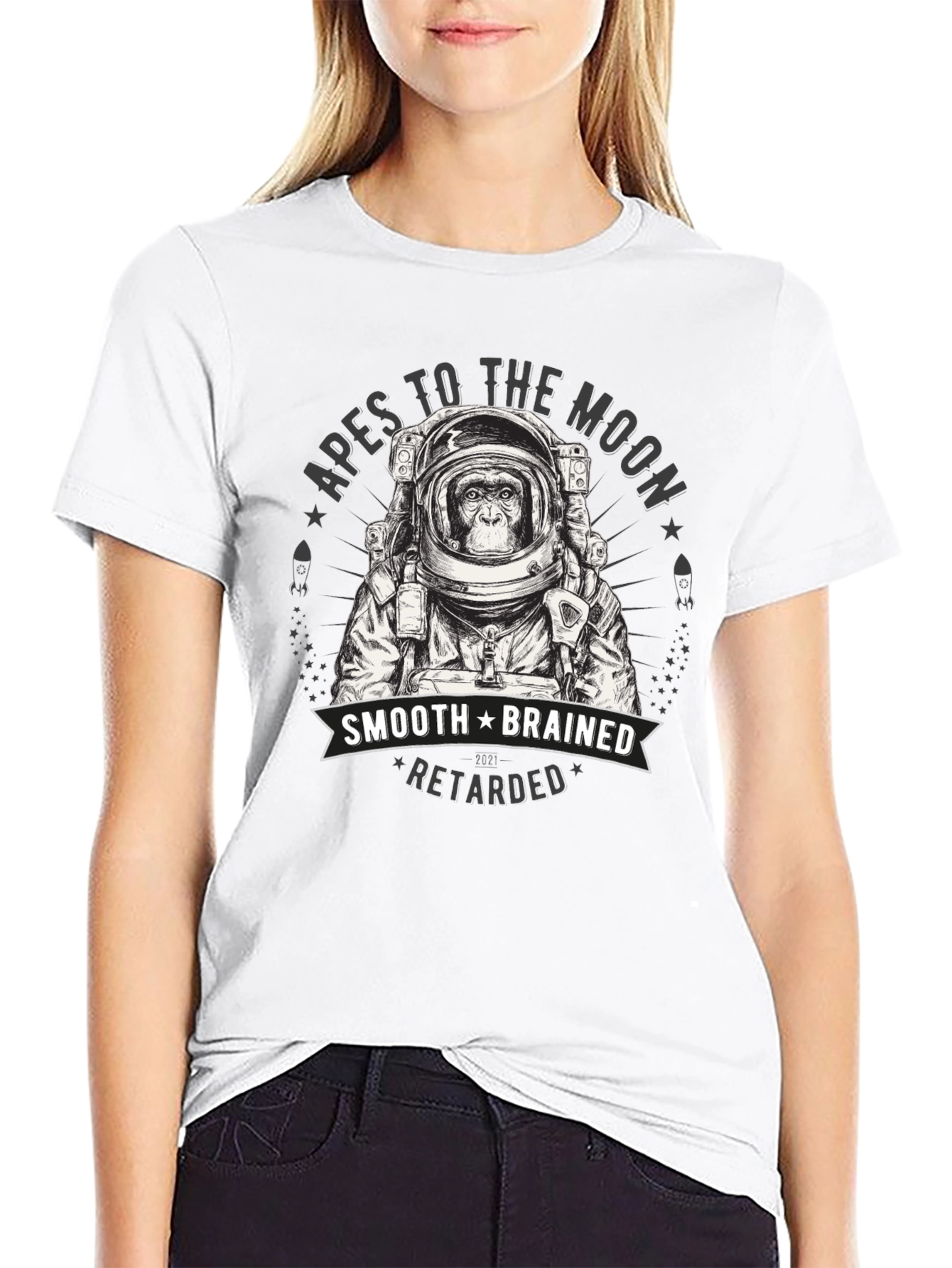Apes to the Moon Graphic Tee