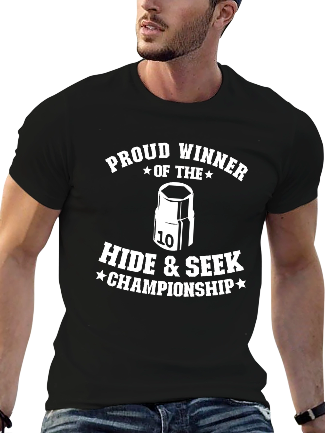 Hide & Seek Champion Black T-Shirt