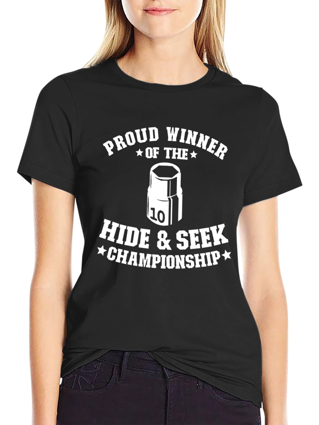 Hide & Seek Champion Black T-Shirt