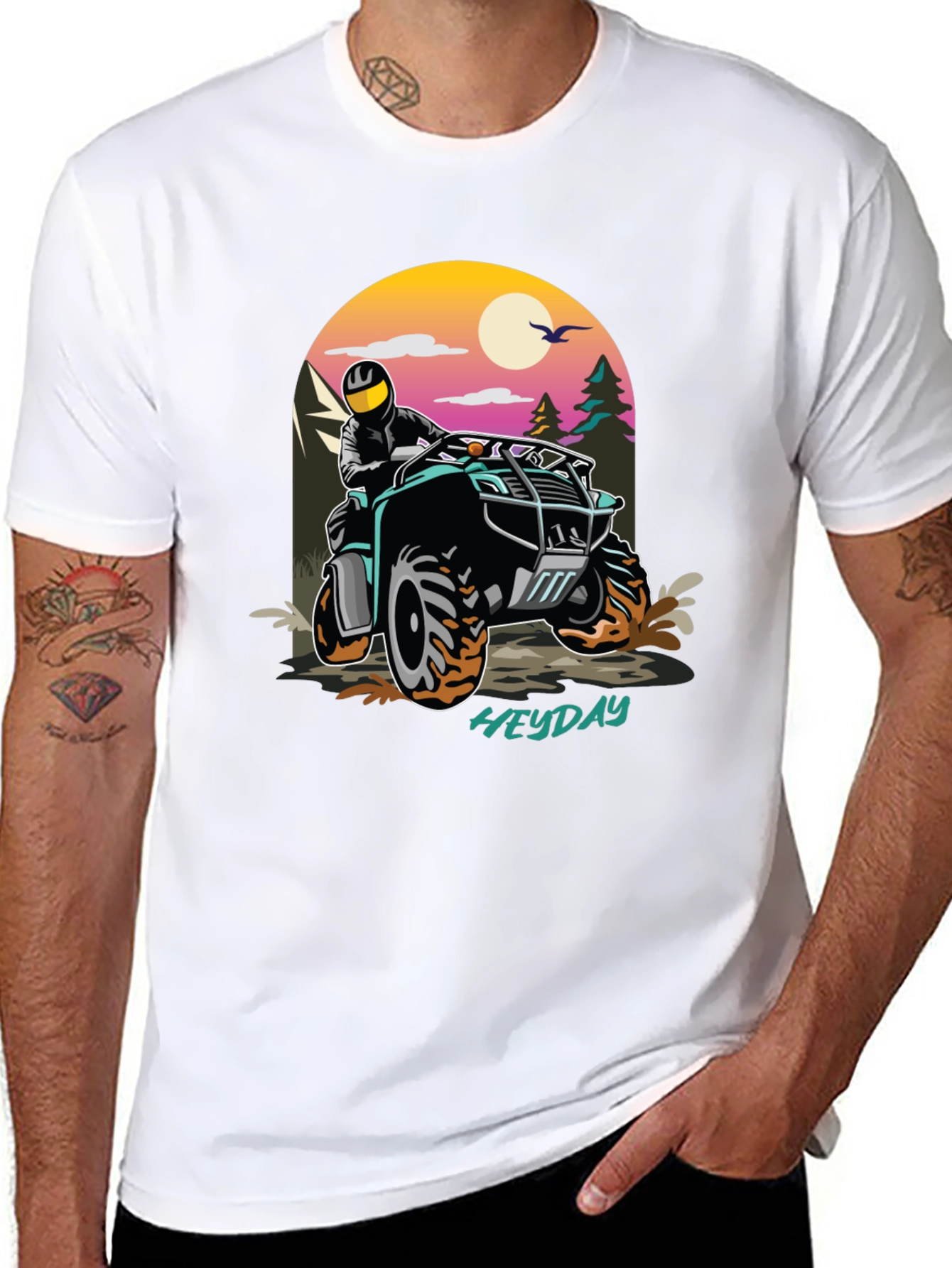 Heyday ATV Adventure Tee - Black Graphic T-Shirt