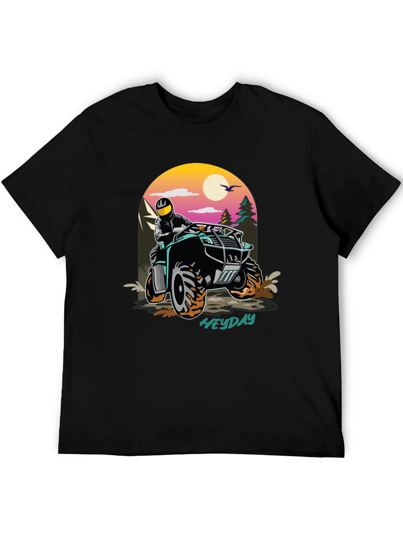 Heyday ATV Adventure Tee - Black Graphic T-Shirt