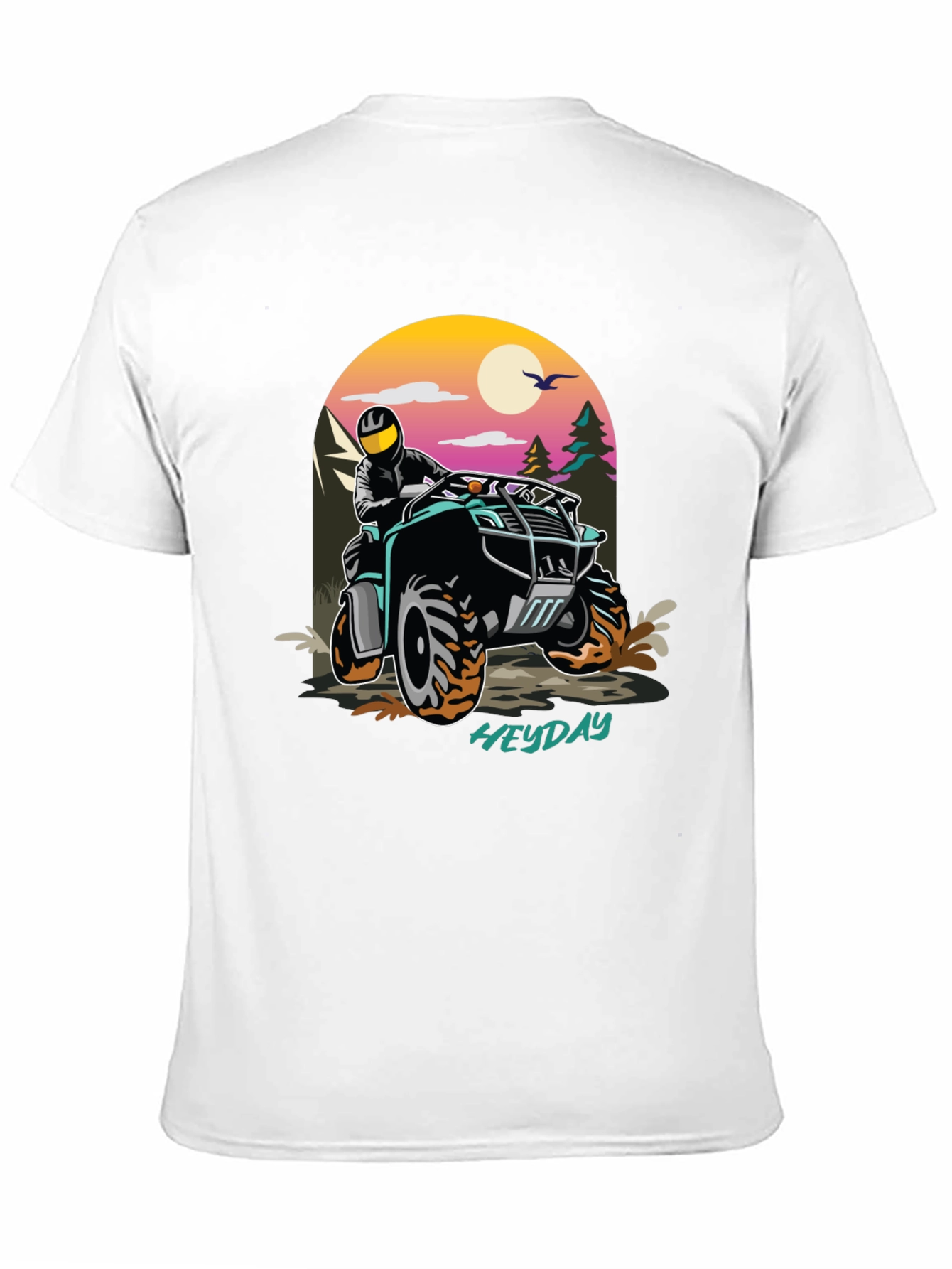 Heyday ATV Adventure Tee - Black Graphic T-Shirt