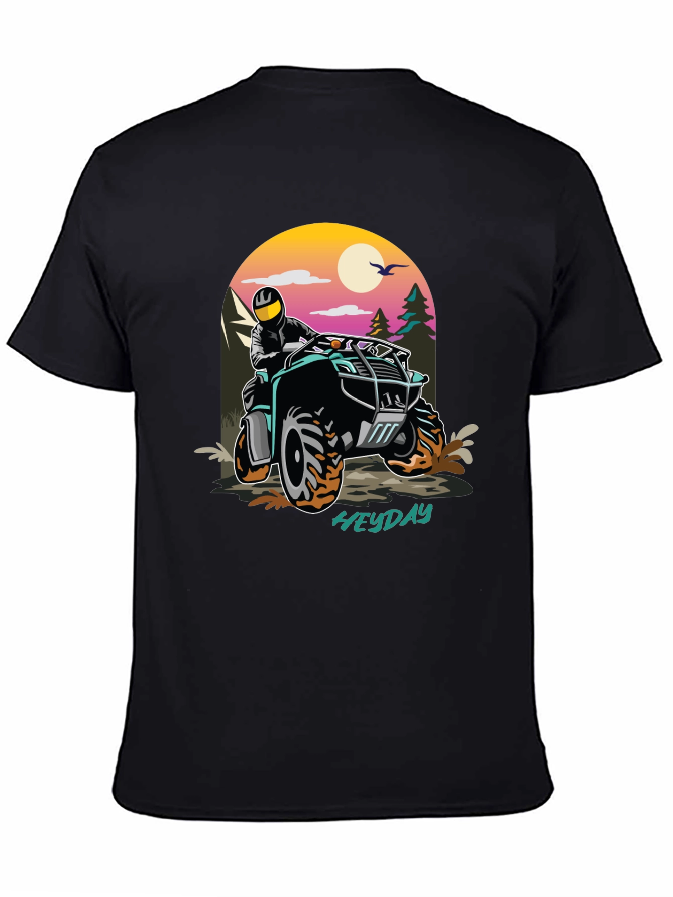 Heyday ATV Adventure Tee - Black Graphic T-Shirt