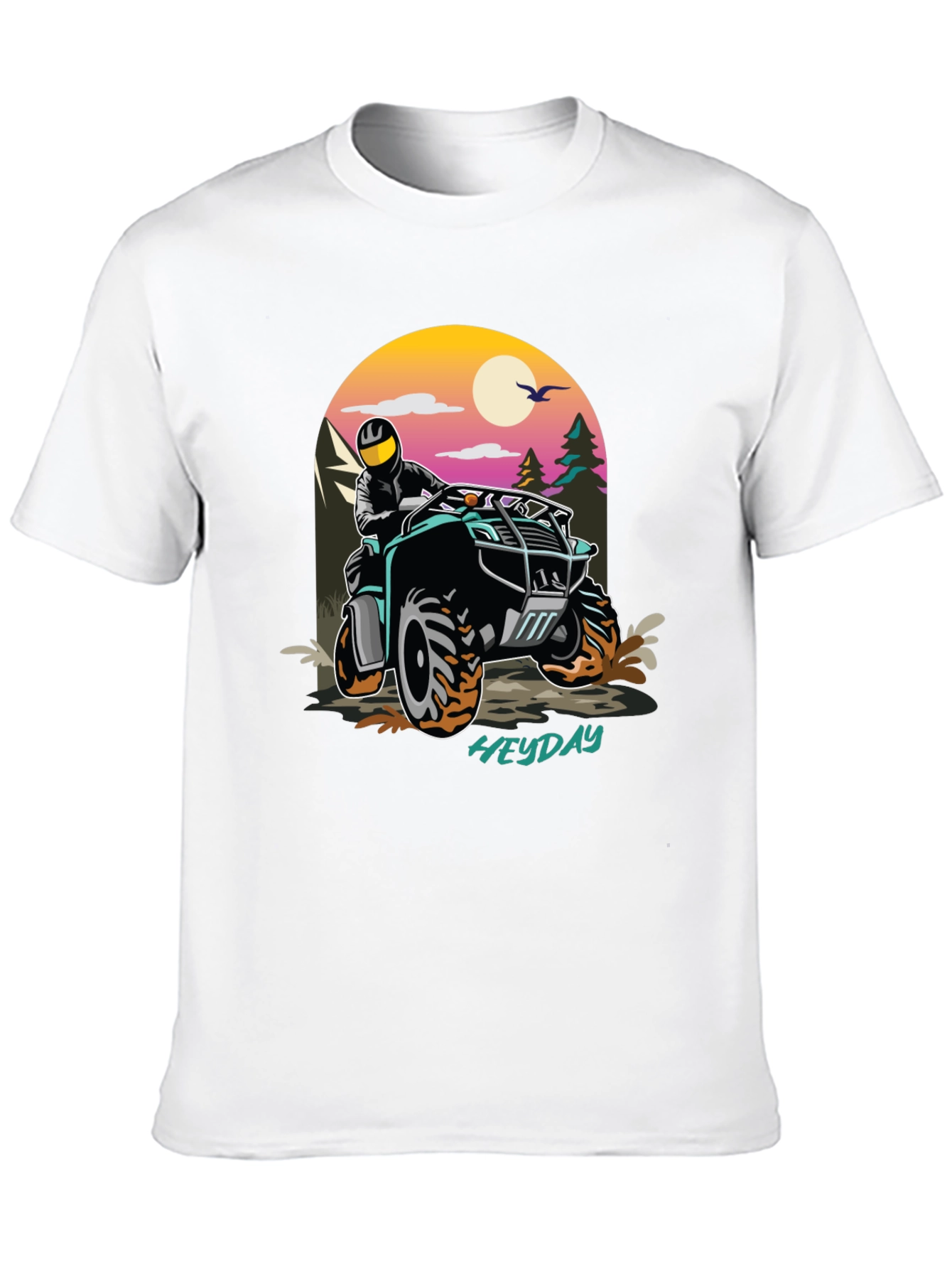 Heyday ATV Adventure Tee - Black Graphic T-Shirt