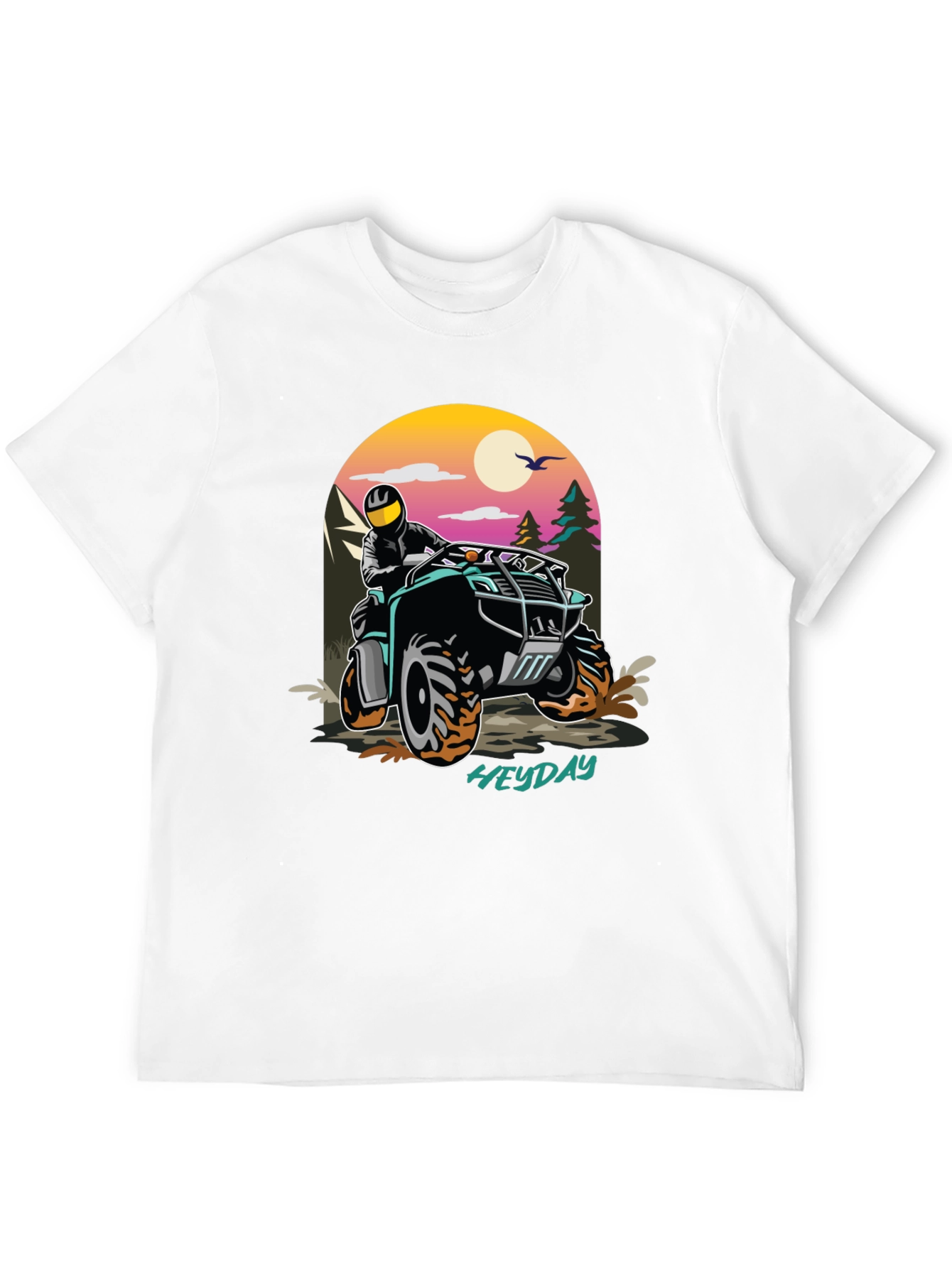 Heyday ATV Adventure Tee - Black Graphic T-Shirt
