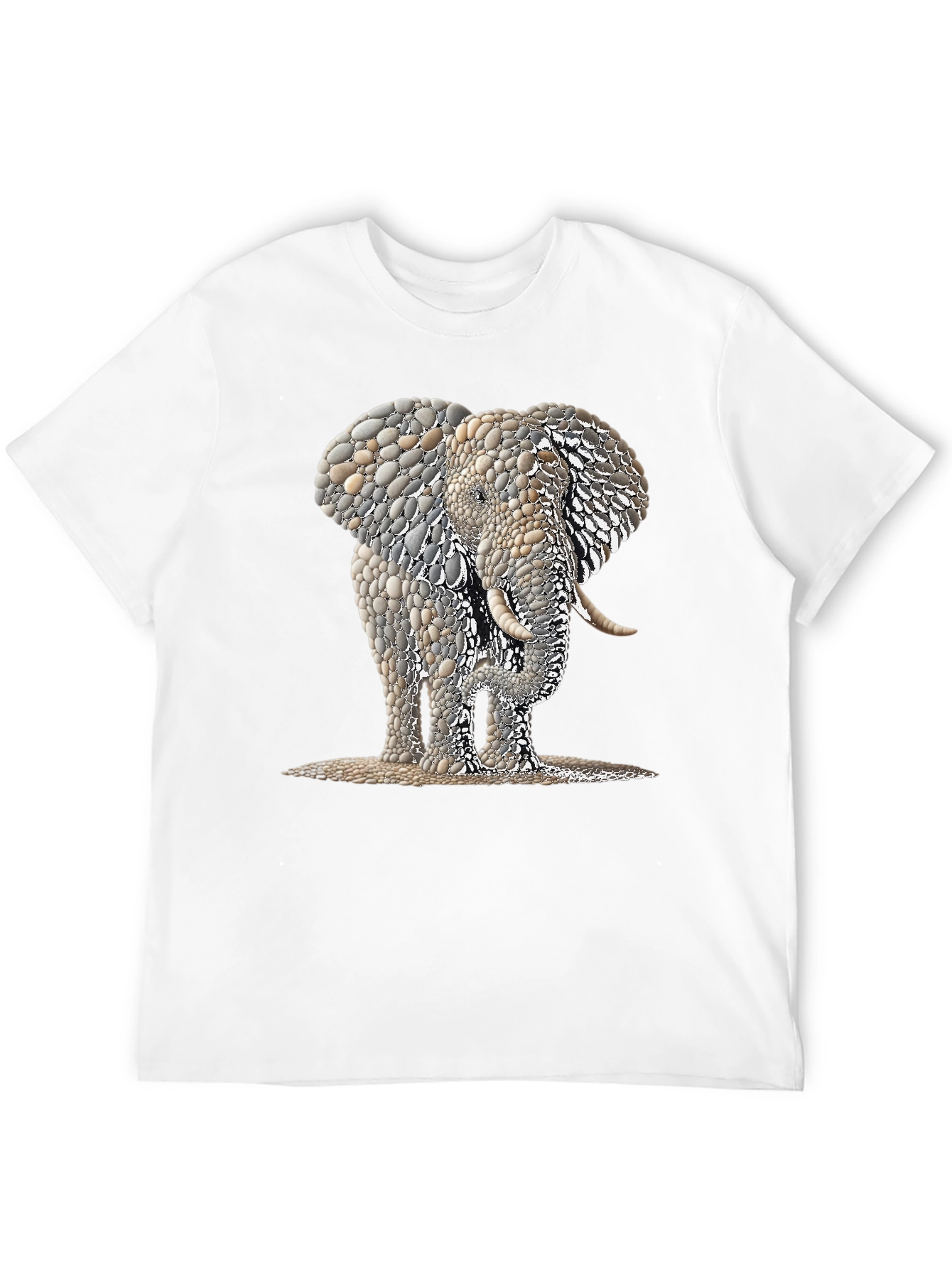 Elephant Stone Art T-Shirt