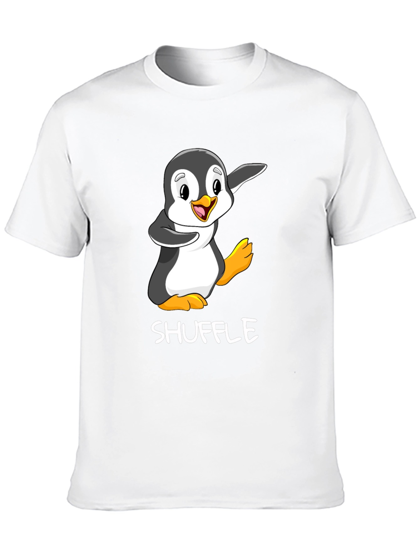 Shuffle Penguin T-Shirt - Cute Dance Tee