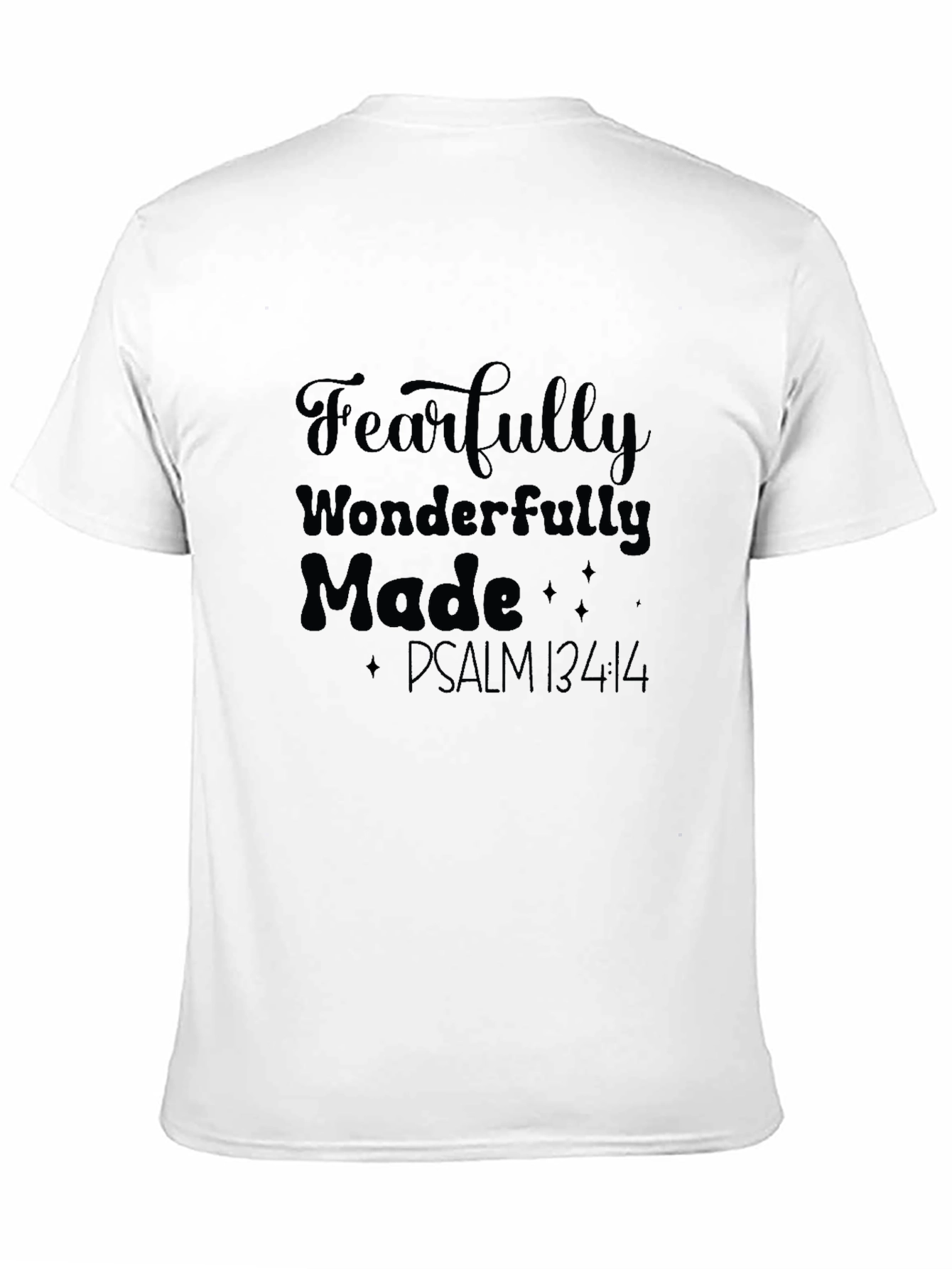 Fearfully Wonderfully Made Black Tee