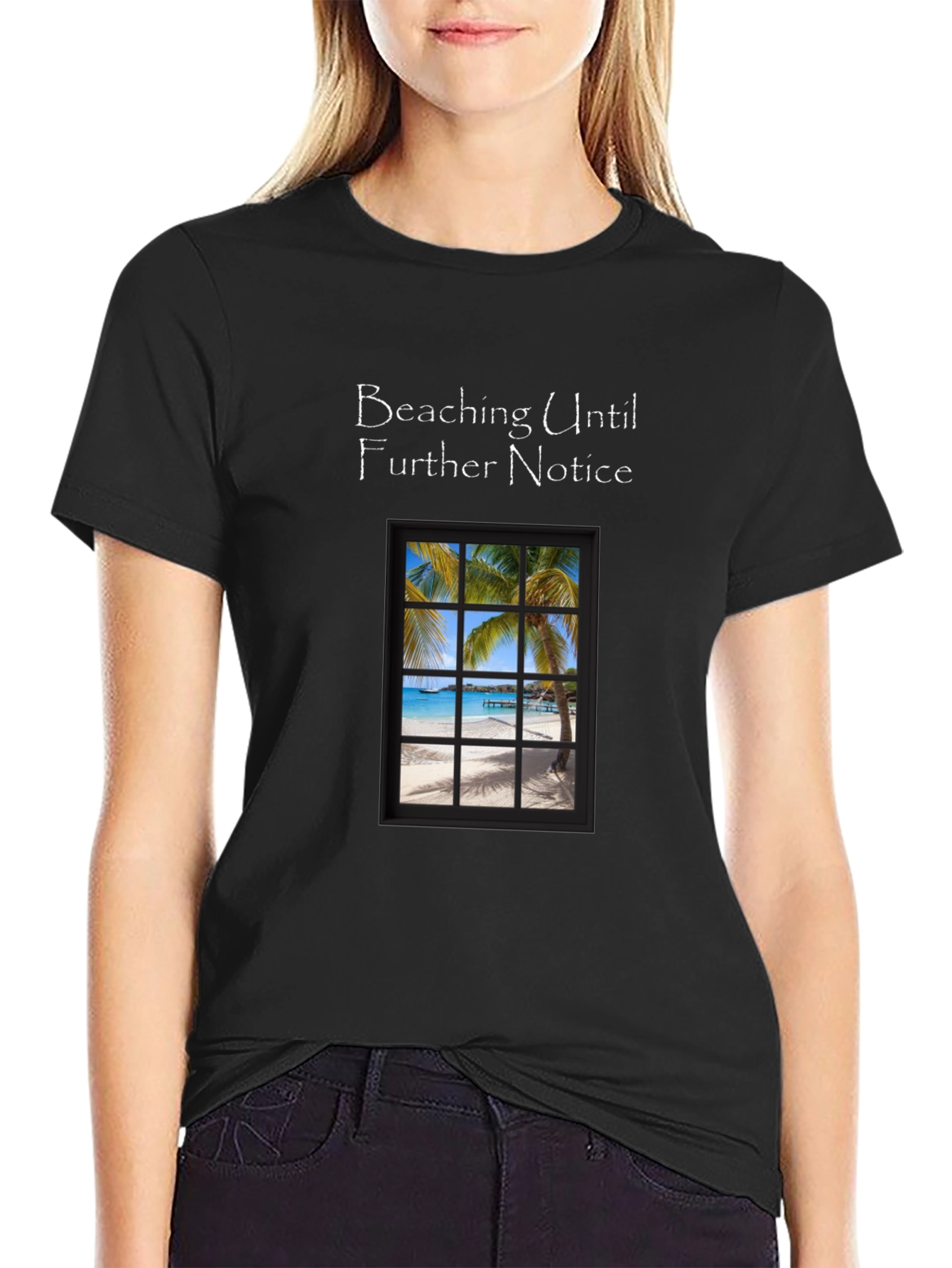 Beaching Until Further Notice Graphic Tee