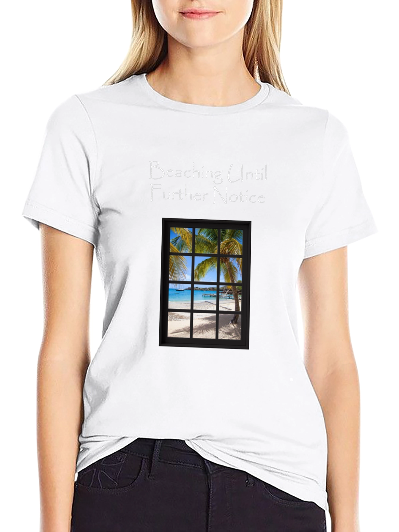 Beaching Until Further Notice Graphic Tee