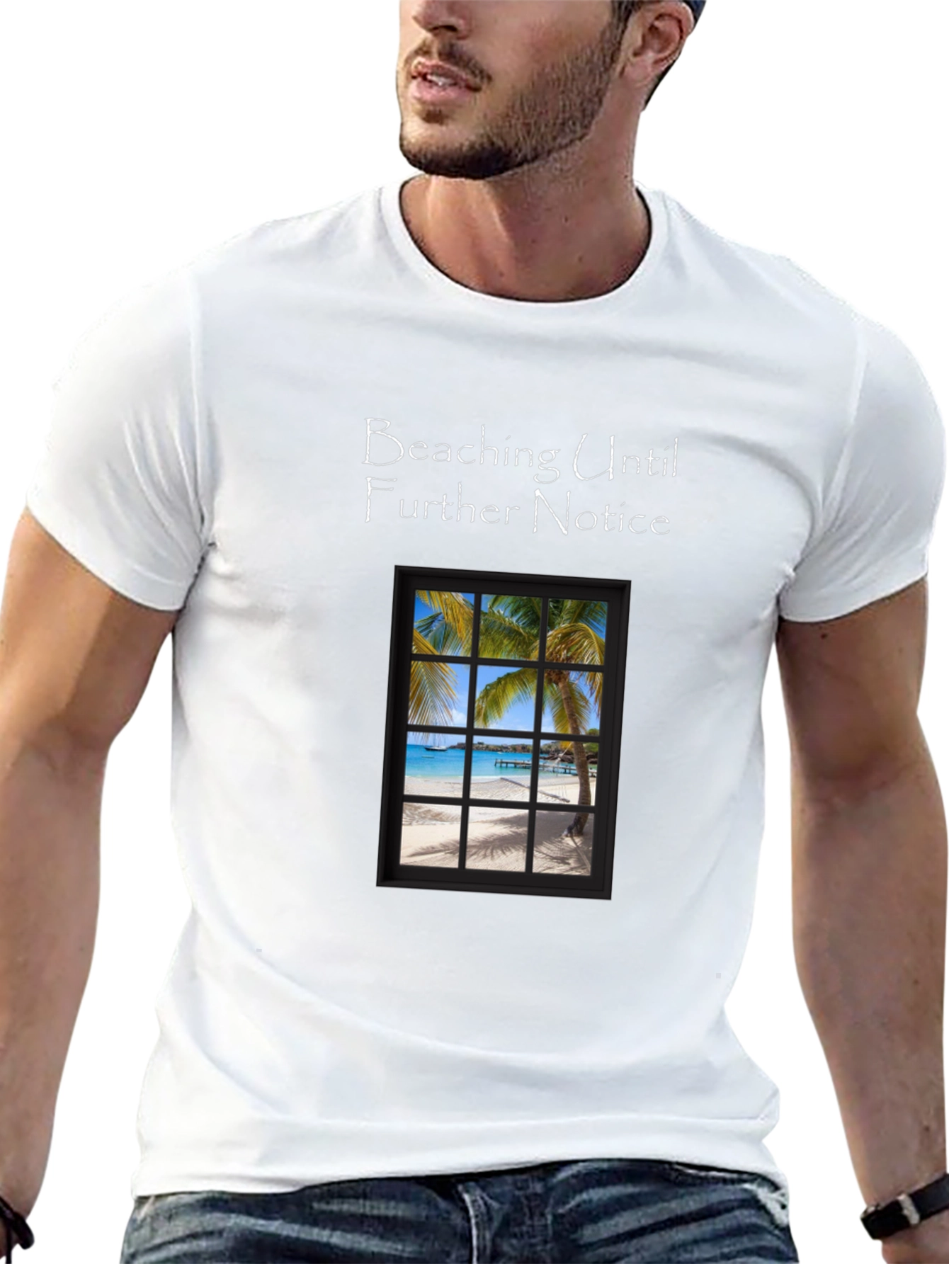 Beaching Until Further Notice Graphic Tee