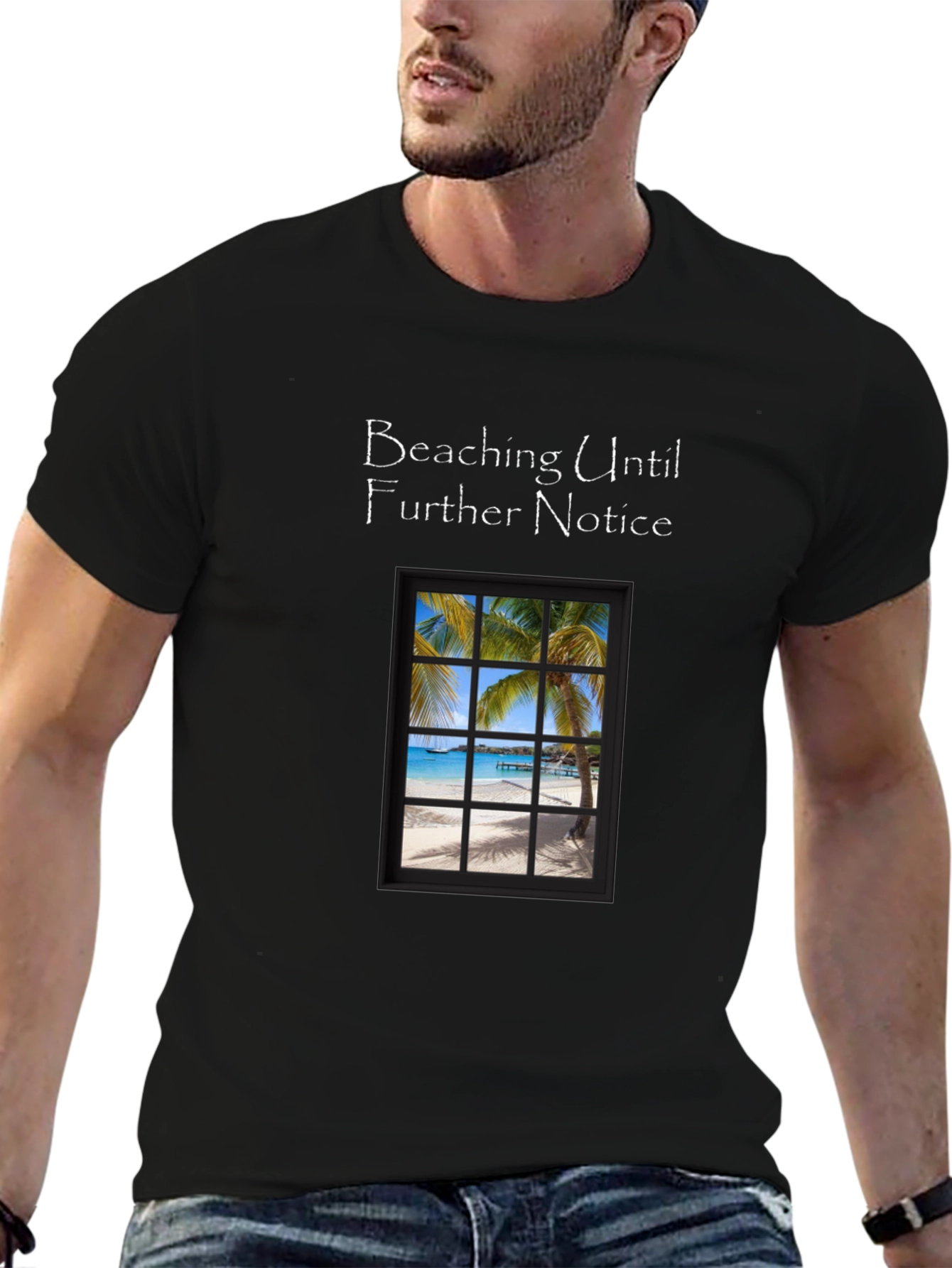 Beaching Until Further Notice Graphic Tee