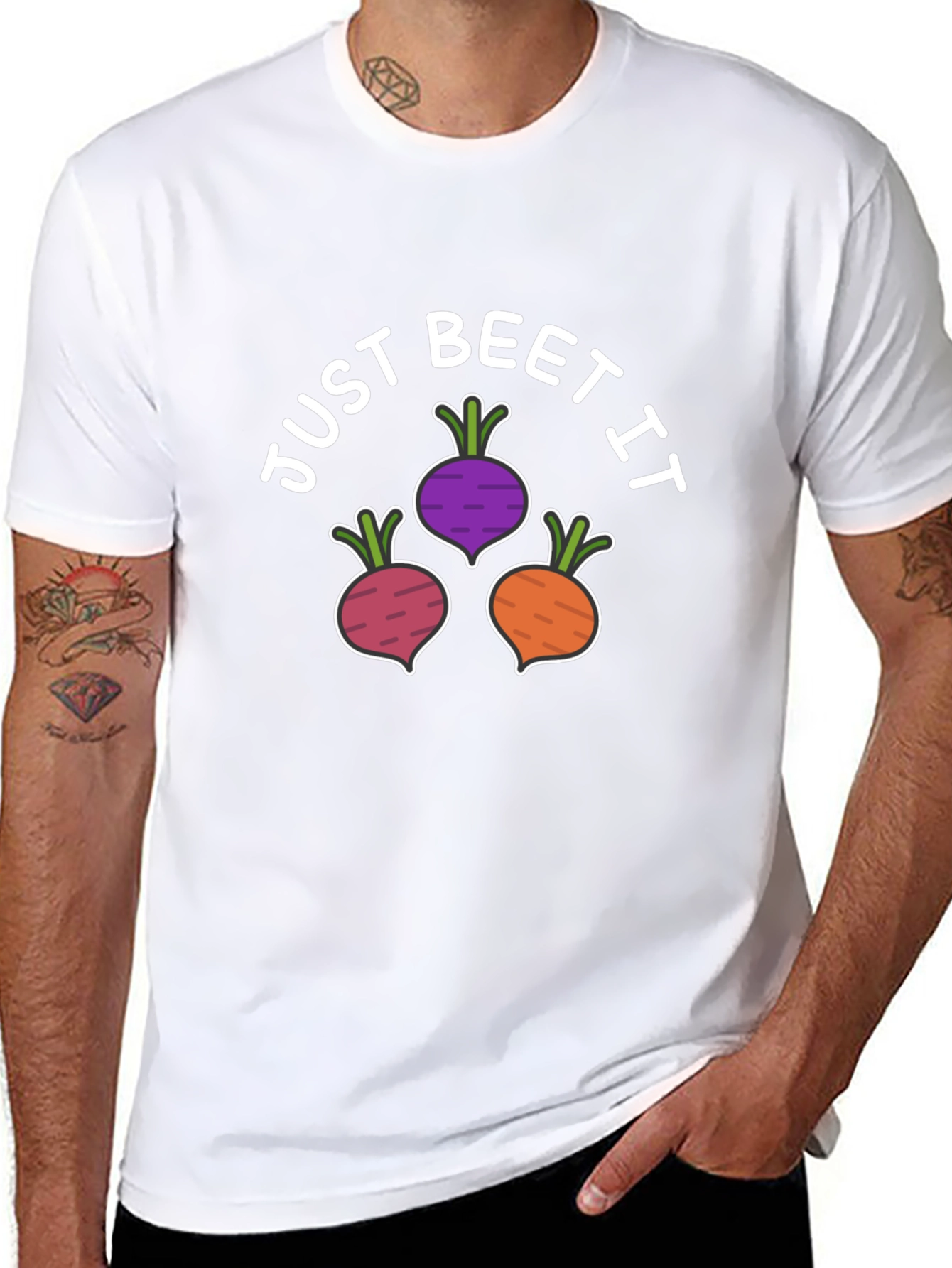 Just Beet It Funny Graphic T-Shirt