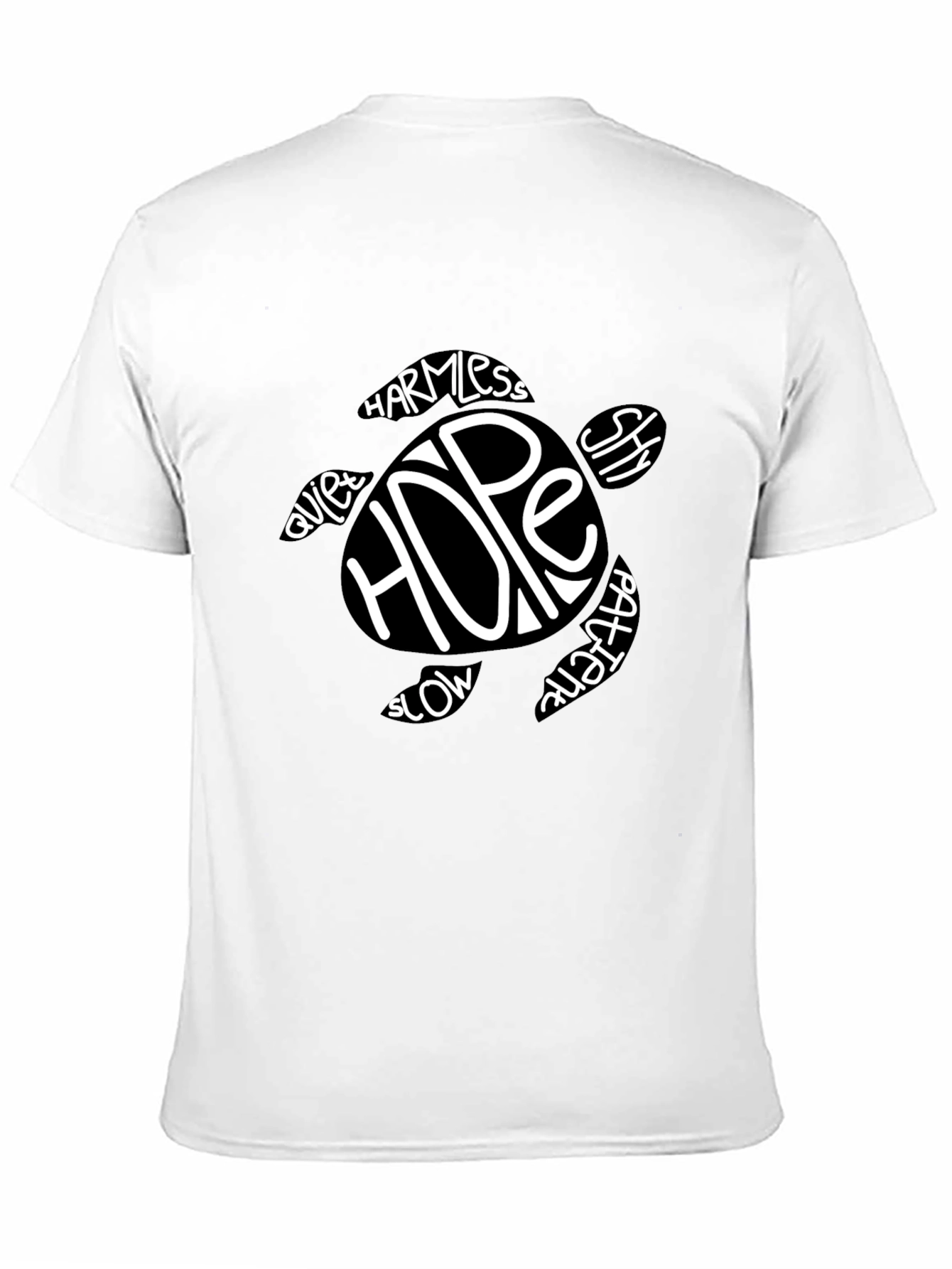 Hope Turtle Graphic Tee - Black