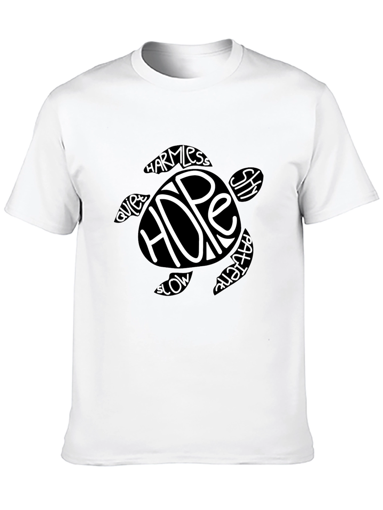 Hope Turtle Graphic Tee - Black