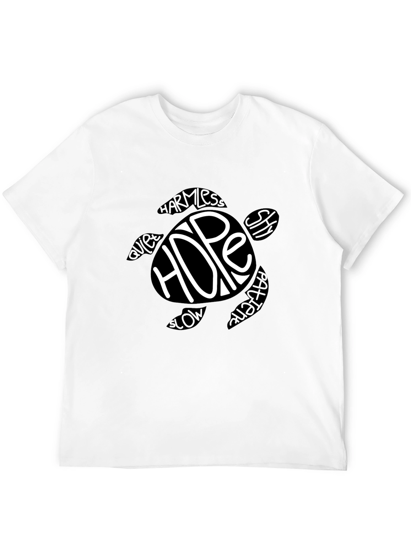 Hope Turtle Graphic Tee - Black