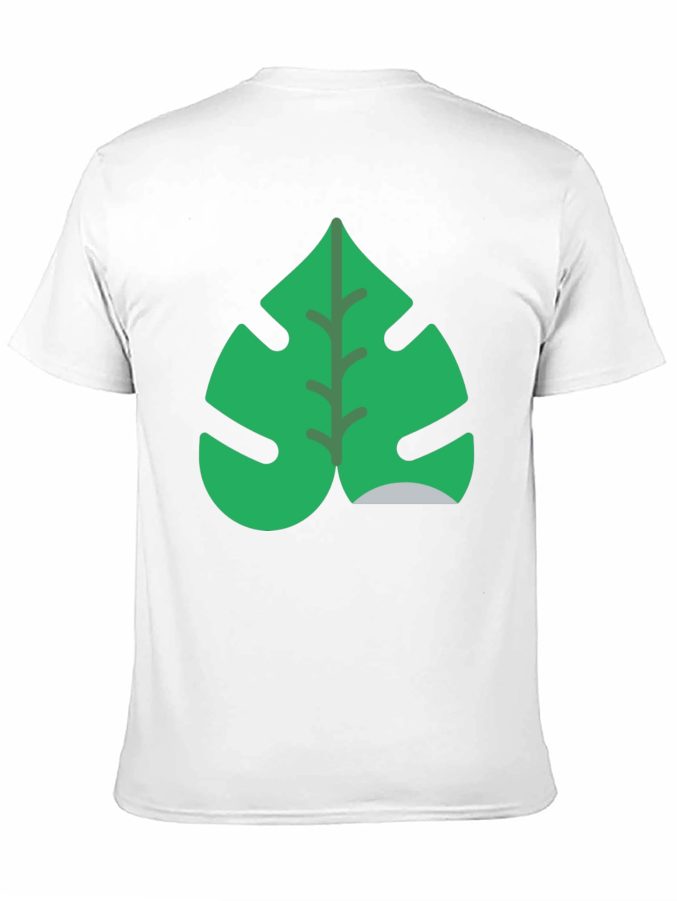 Tropical Monstera Leaf Black T-Shirt