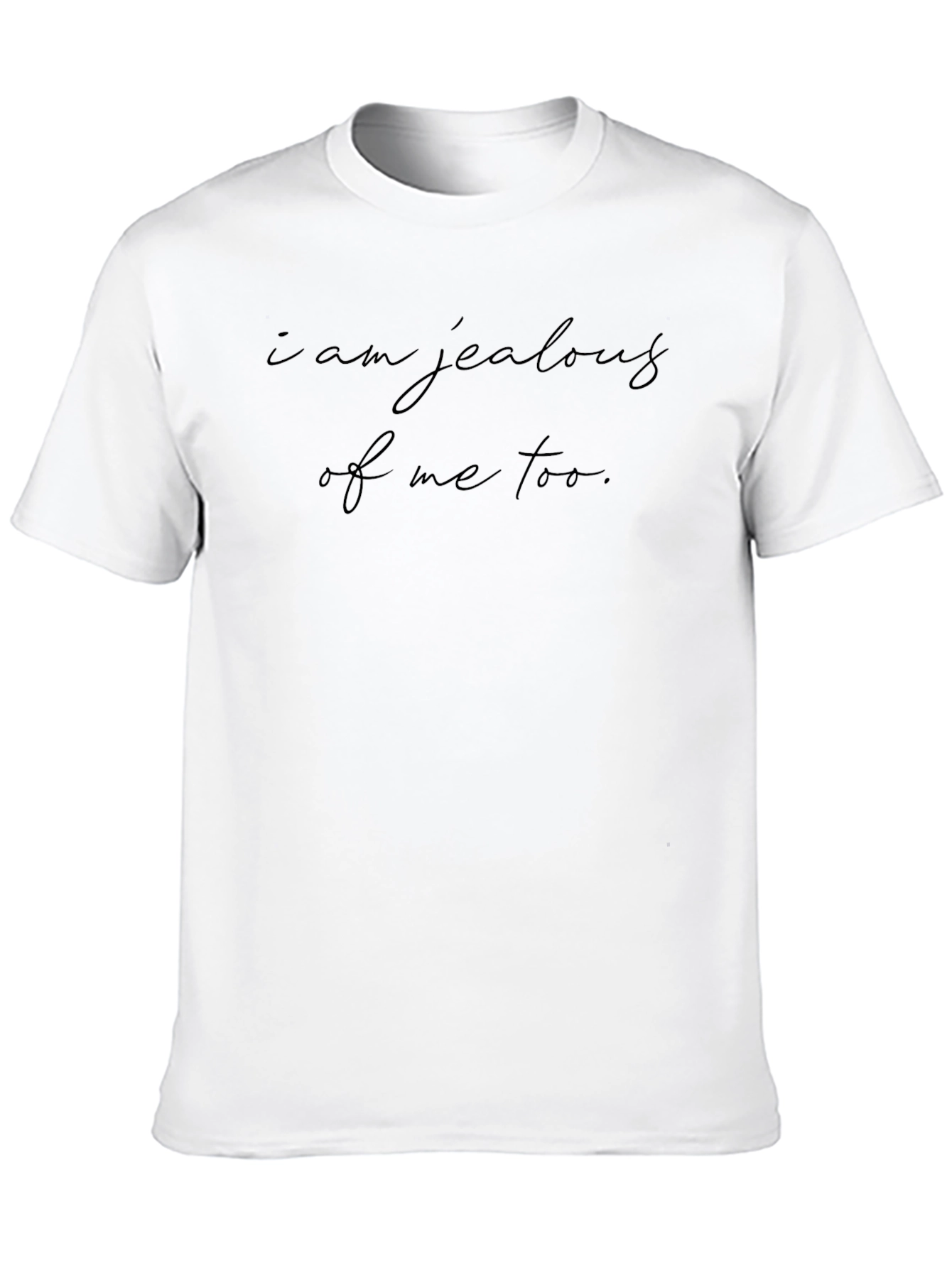 Jealous of Me Tee - Soft Black Comfort