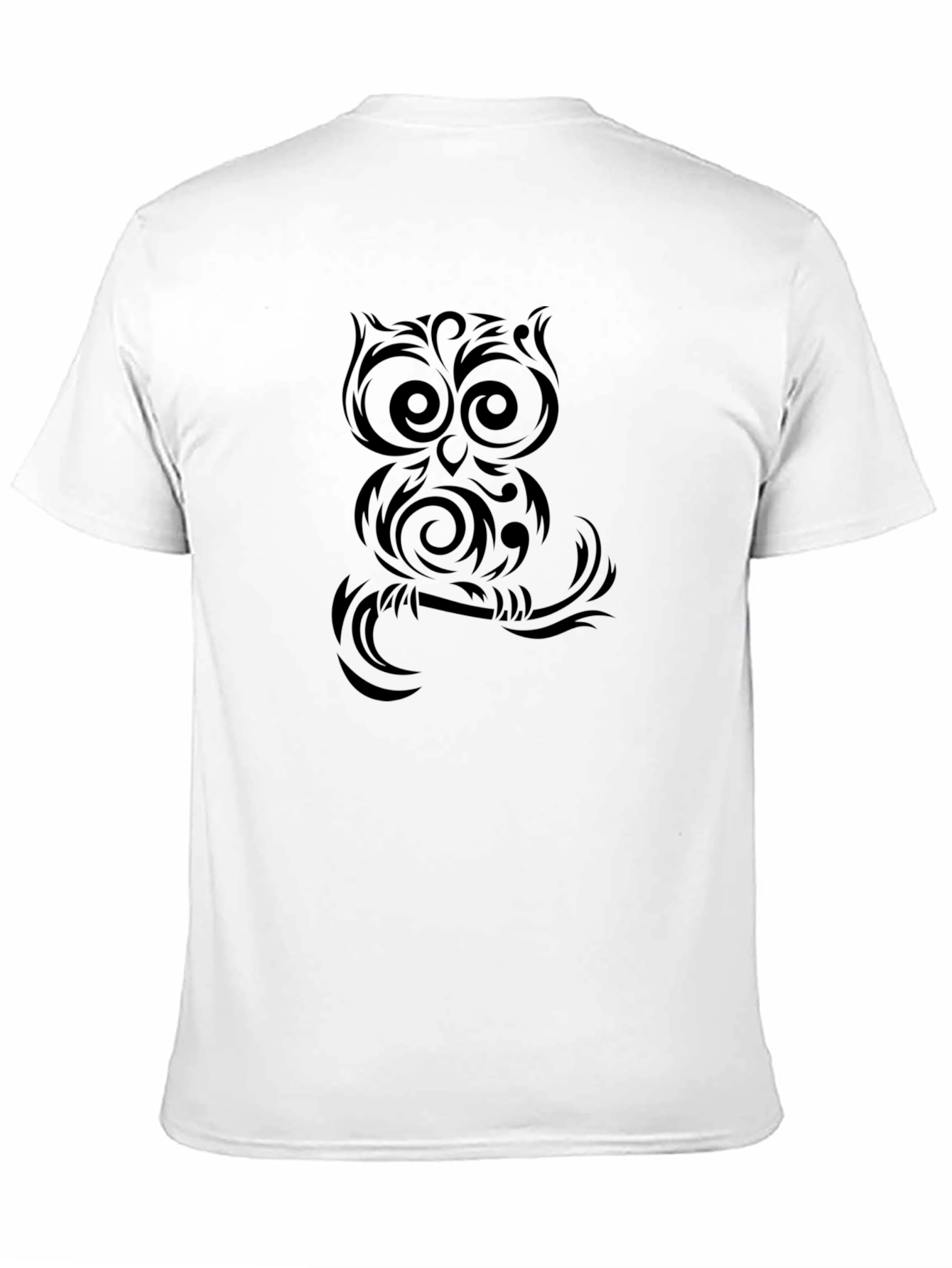 Owl Graphic Black T-Shirt | Cool Bird Tee