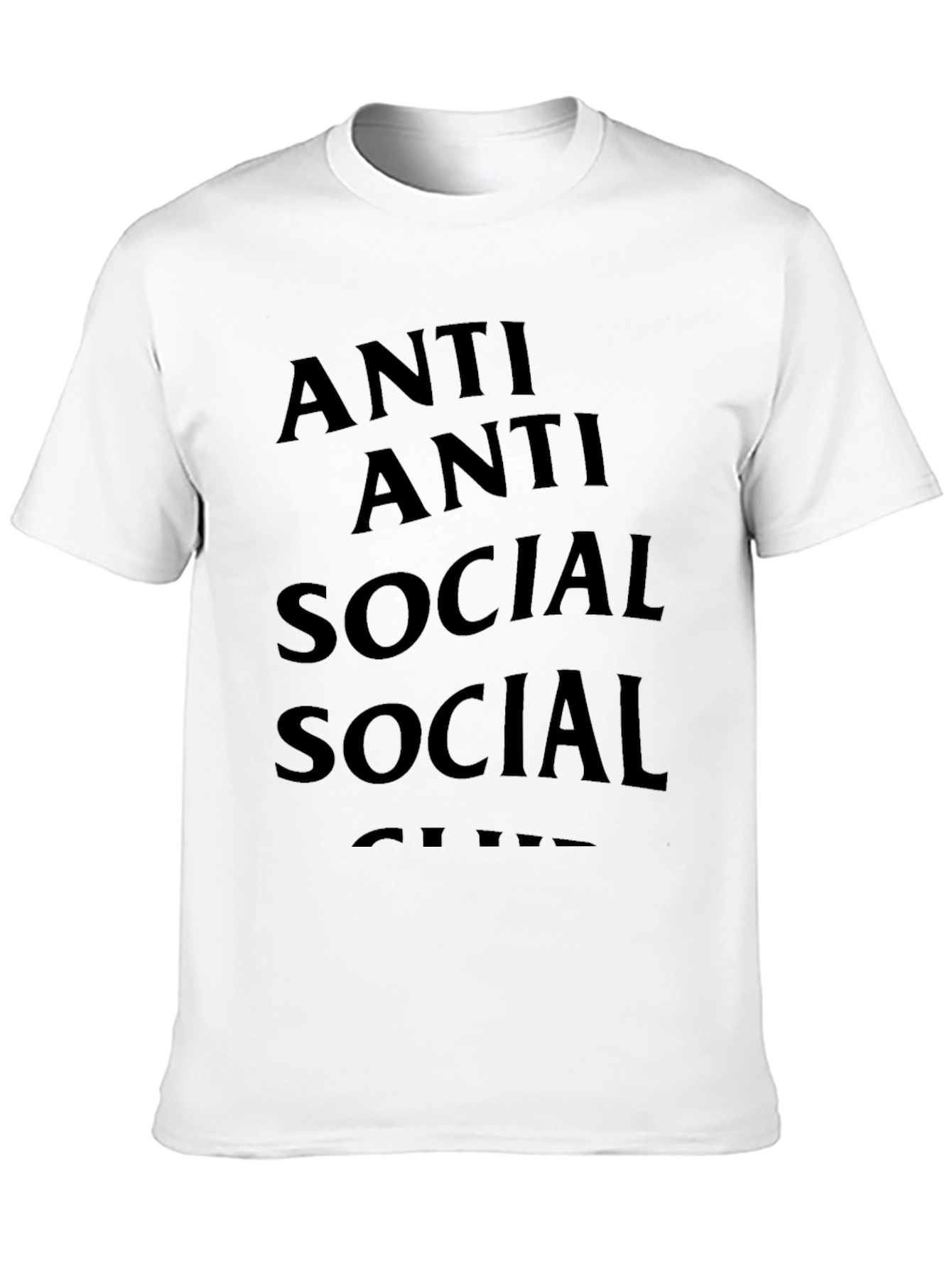 Anti Social Club Graphic Tee Black