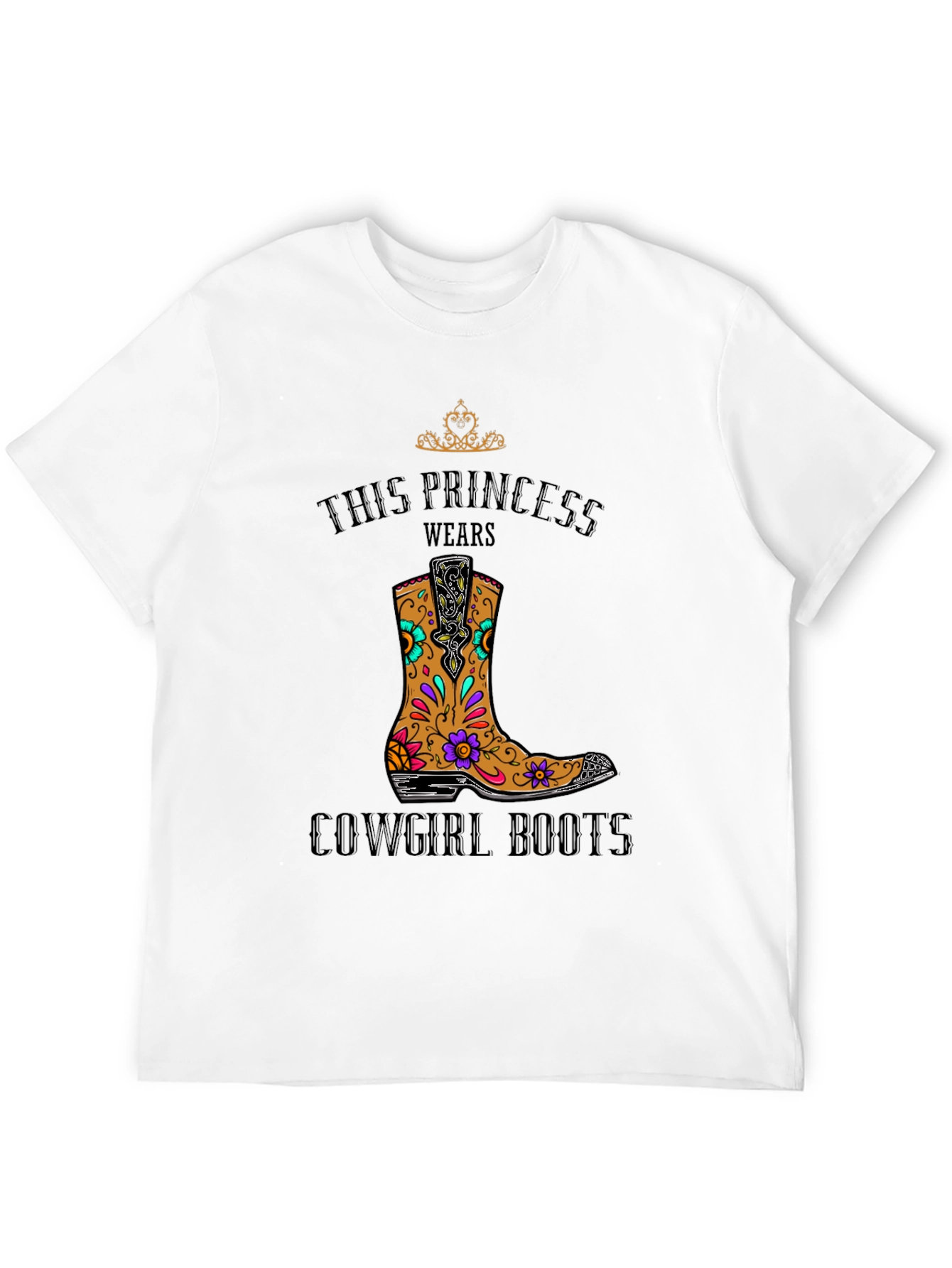 Princess Cowgirl Boots T-Shirt