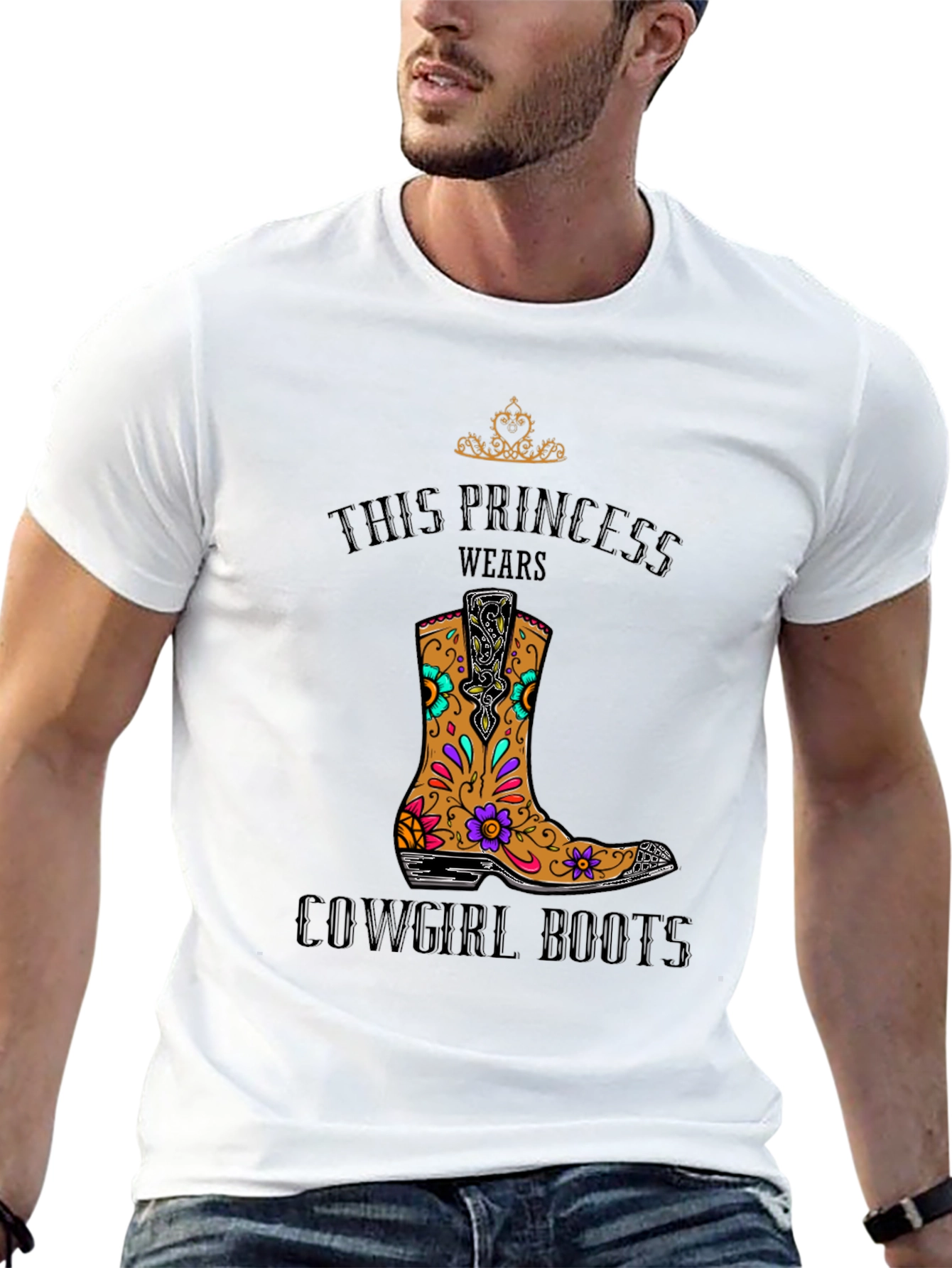 Princess Cowgirl Boots T-Shirt