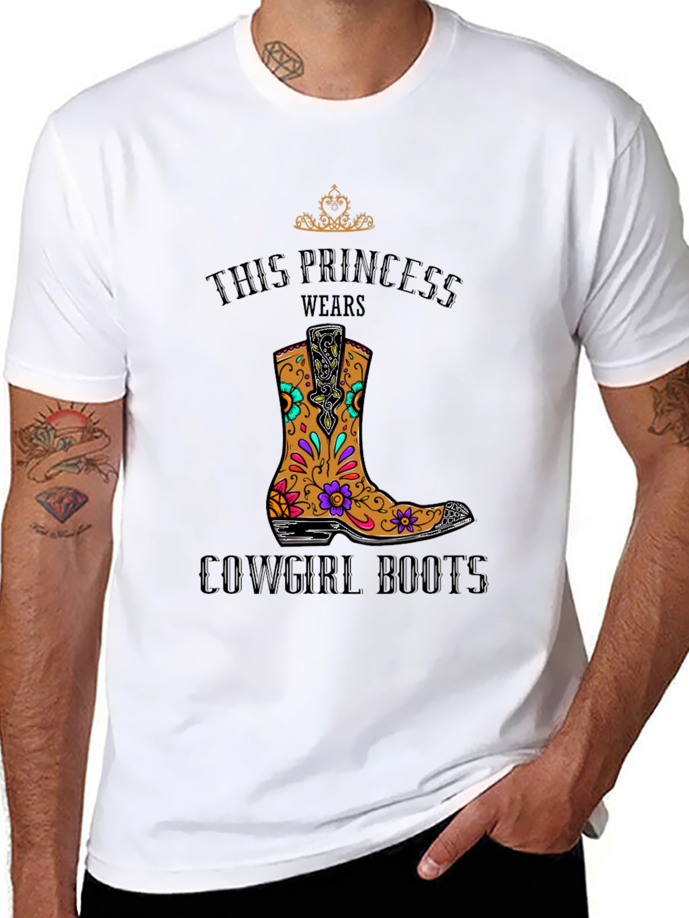 Princess Cowgirl Boots T-Shirt