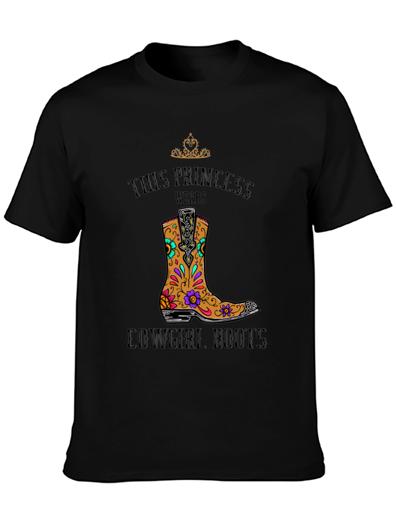 Princess Cowgirl Boots T-Shirt