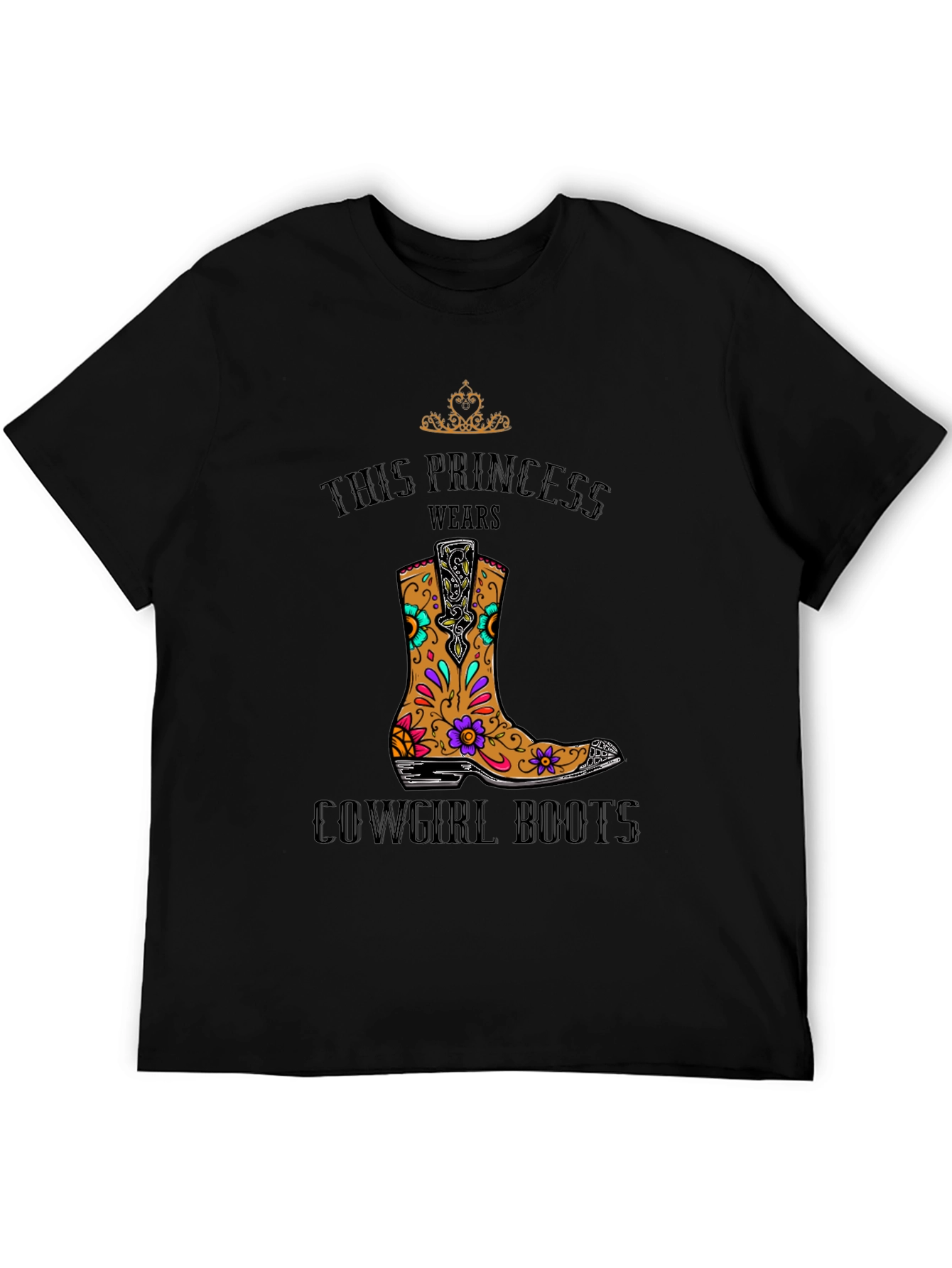 Princess Cowgirl Boots T-Shirt