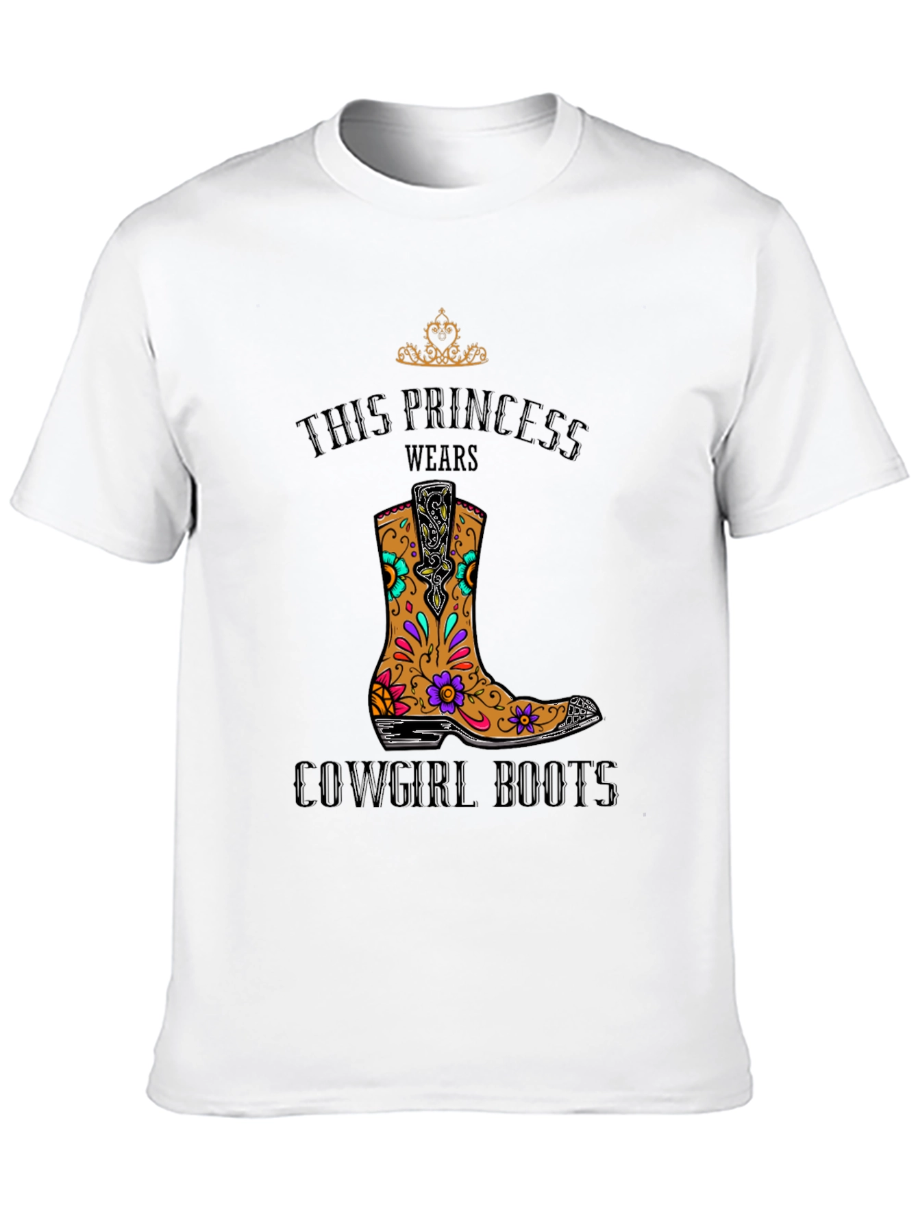 Princess Cowgirl Boots T-Shirt