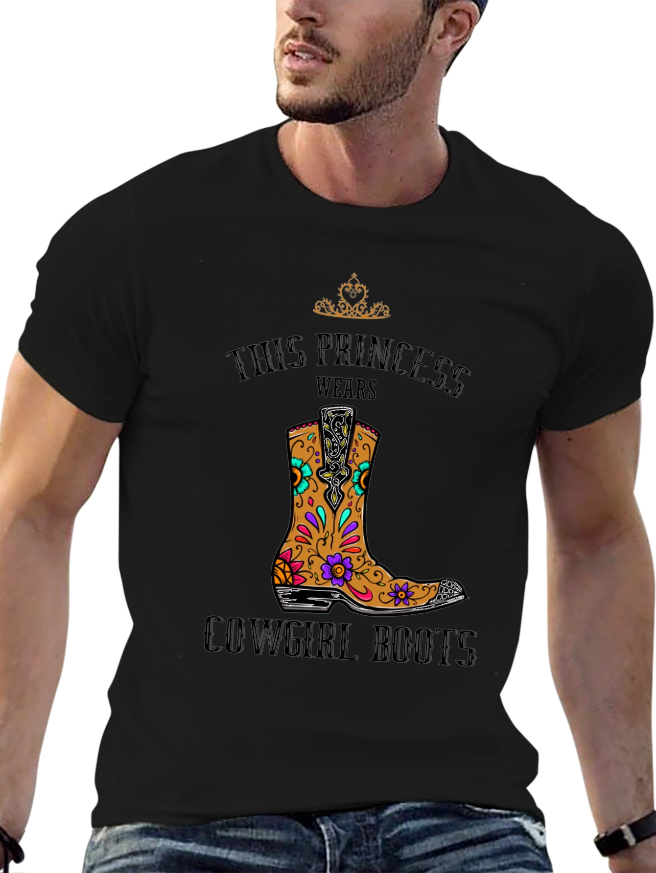 Princess Cowgirl Boots T-Shirt