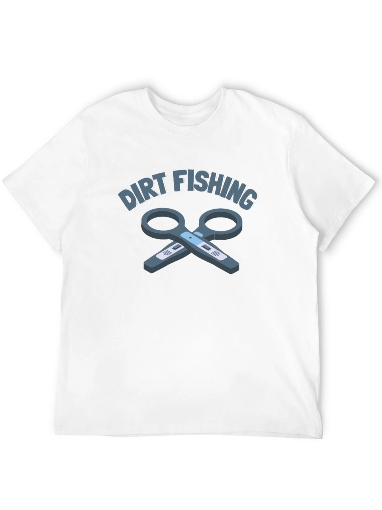Dirt Fishing T-Shirt: Funny Angling Humor