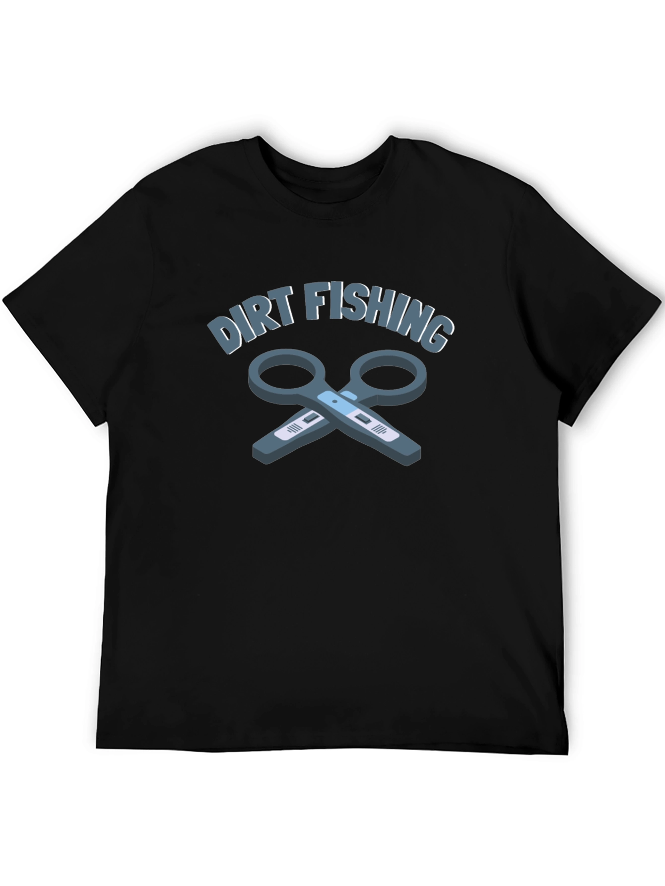 Dirt Fishing T-Shirt: Funny Angling Humor