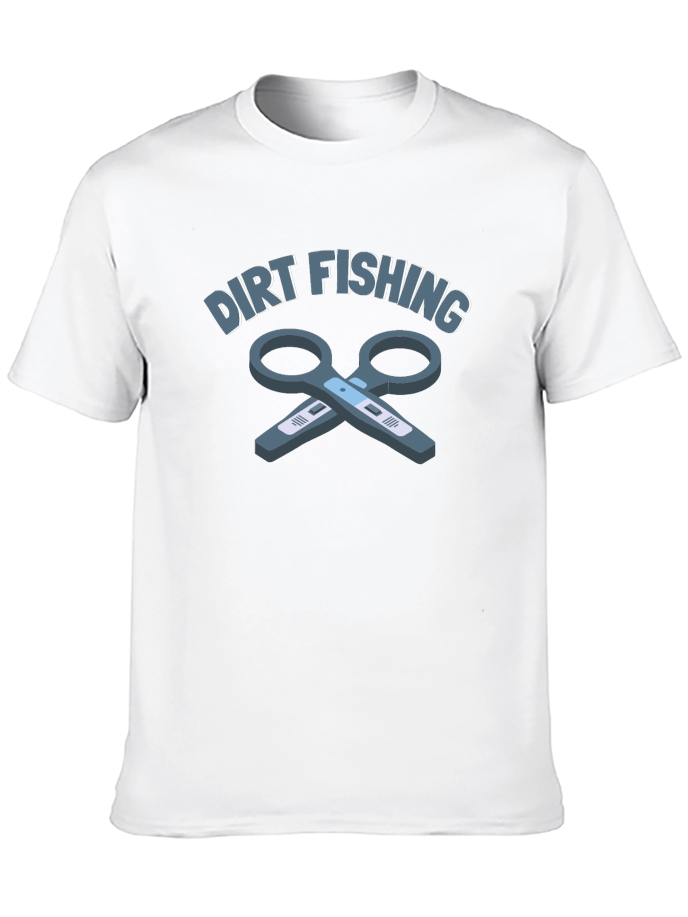 Dirt Fishing T-Shirt: Funny Angling Humor
