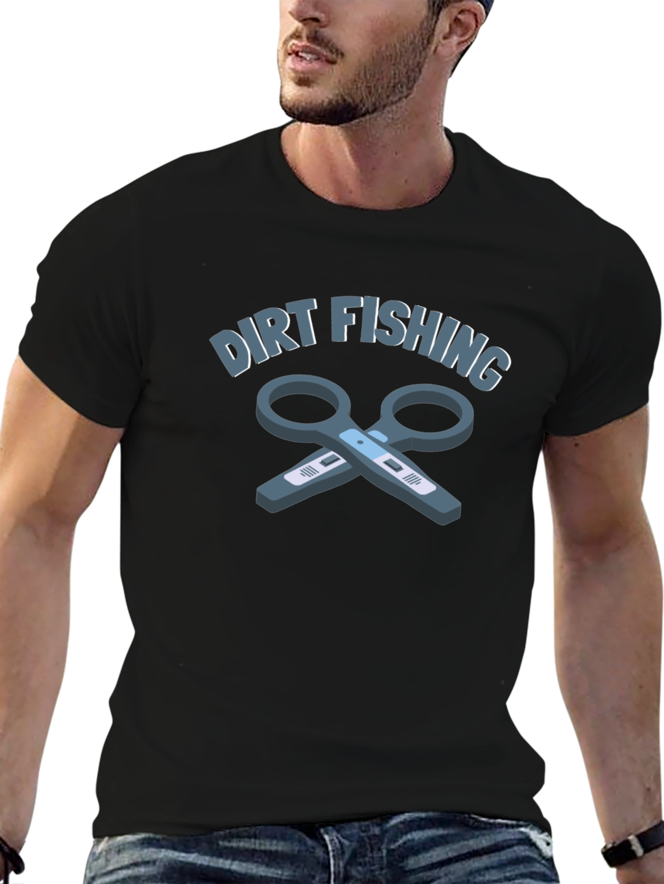 Dirt Fishing T-Shirt: Funny Angling Humor