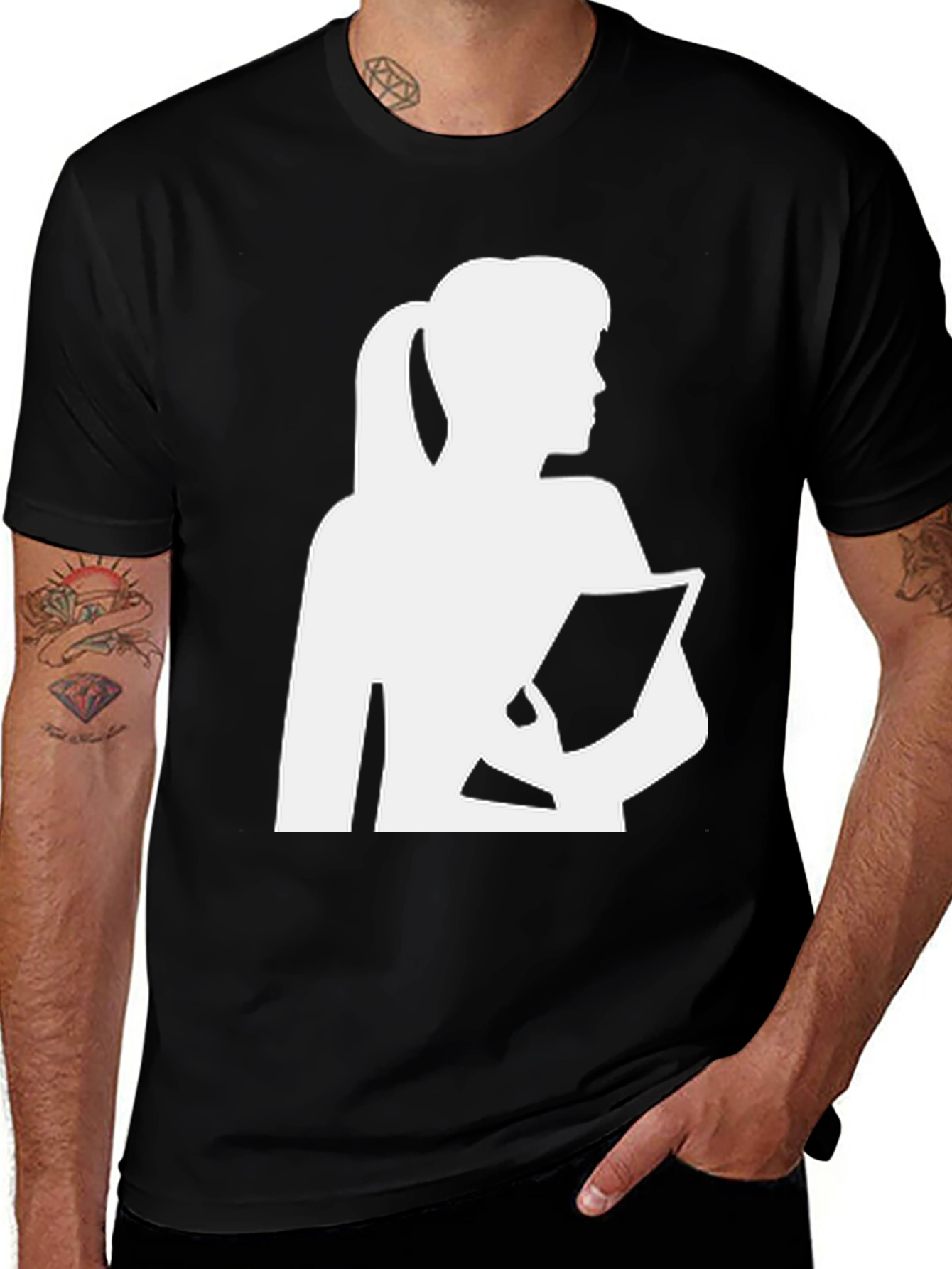 Silhouette Woman Graphic Tee