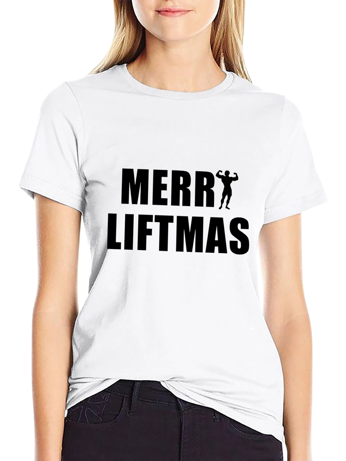 Merry Liftmas T-Shirt - Gym & Fitness Holiday Tee