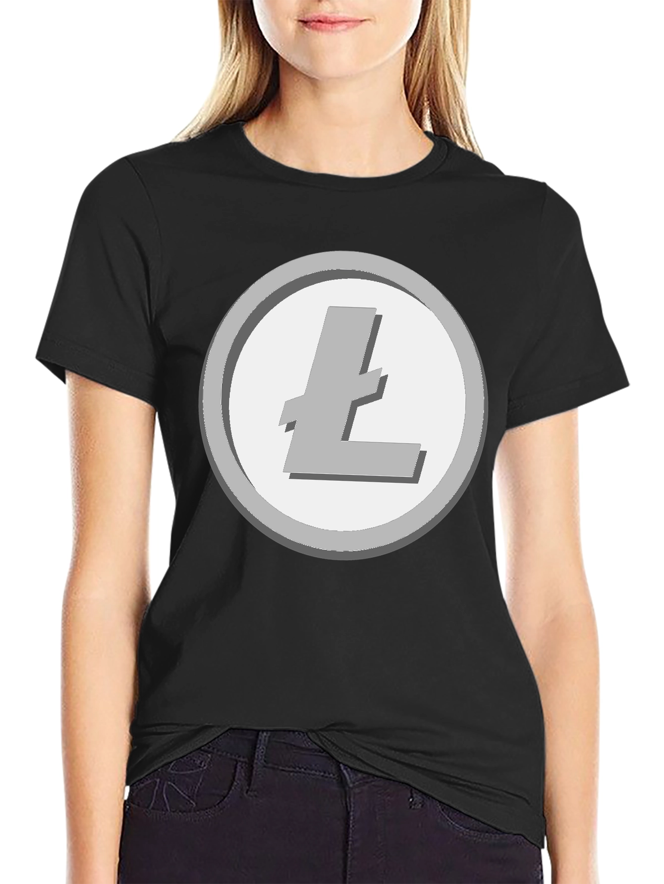 Litecoin Logo Tee - Crypto Style