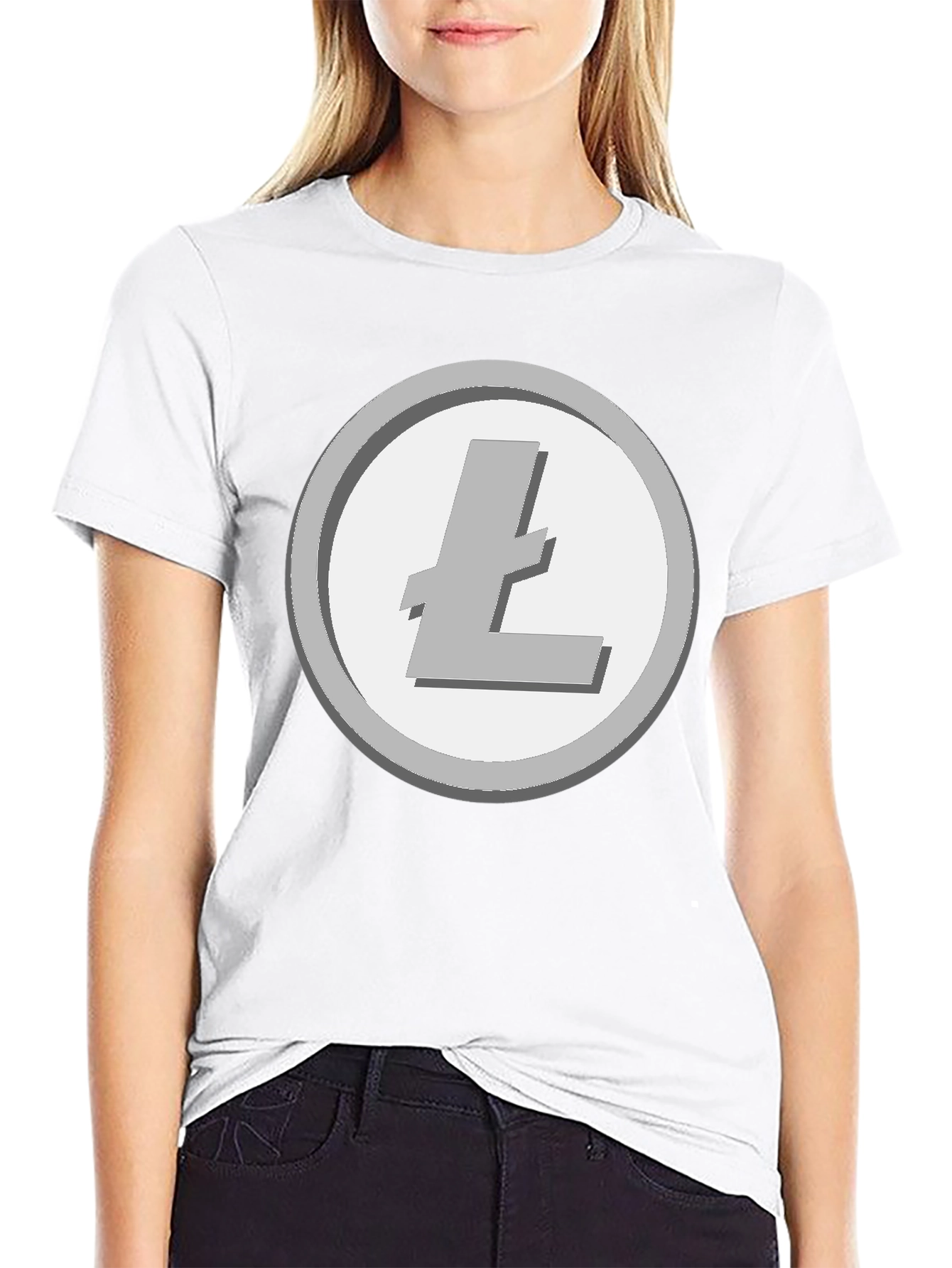 Litecoin Logo Tee - Crypto Style