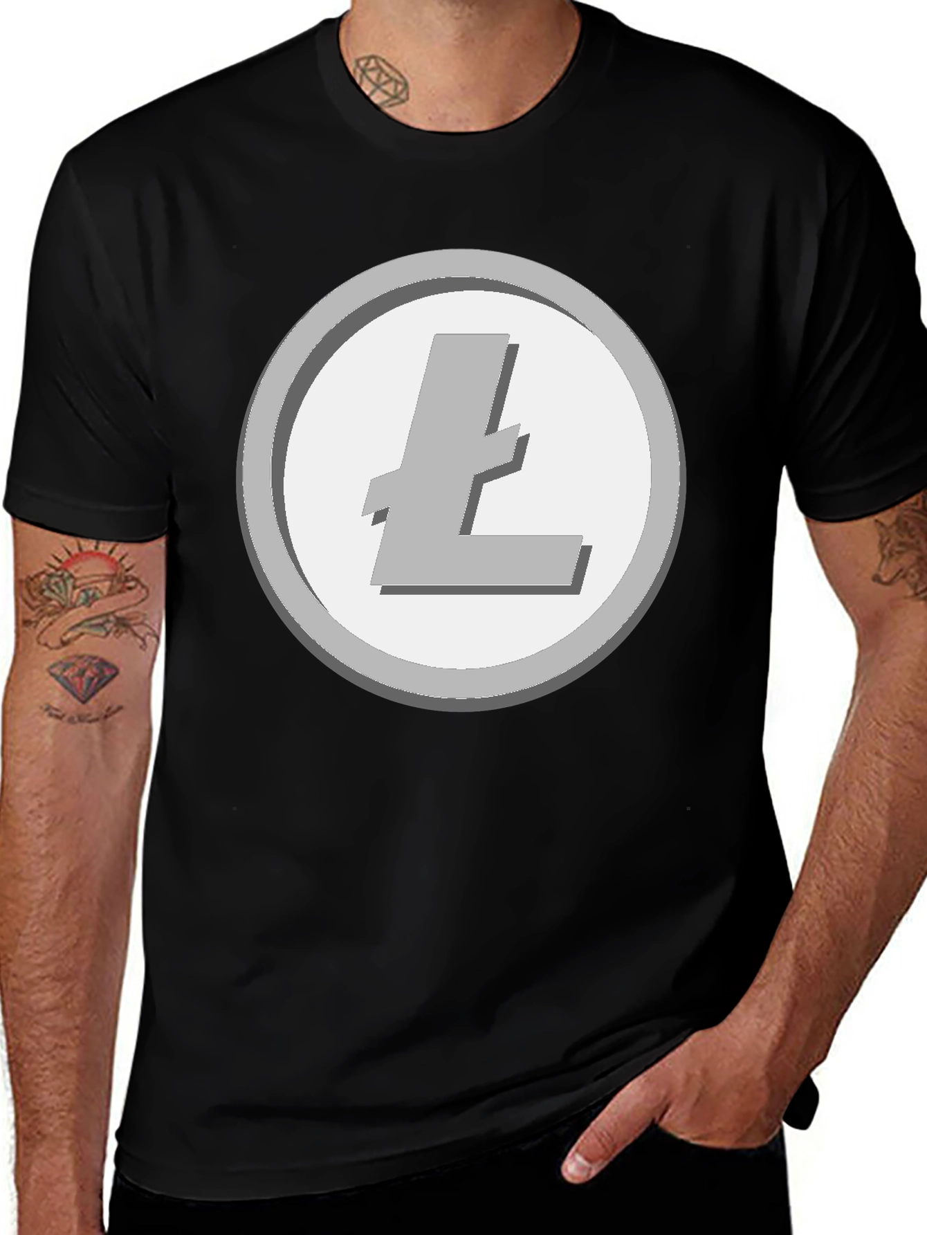 Litecoin Logo Tee - Crypto Style