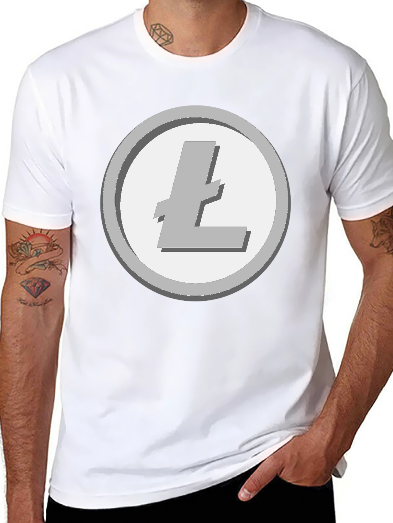 Litecoin Logo Tee - Crypto Style