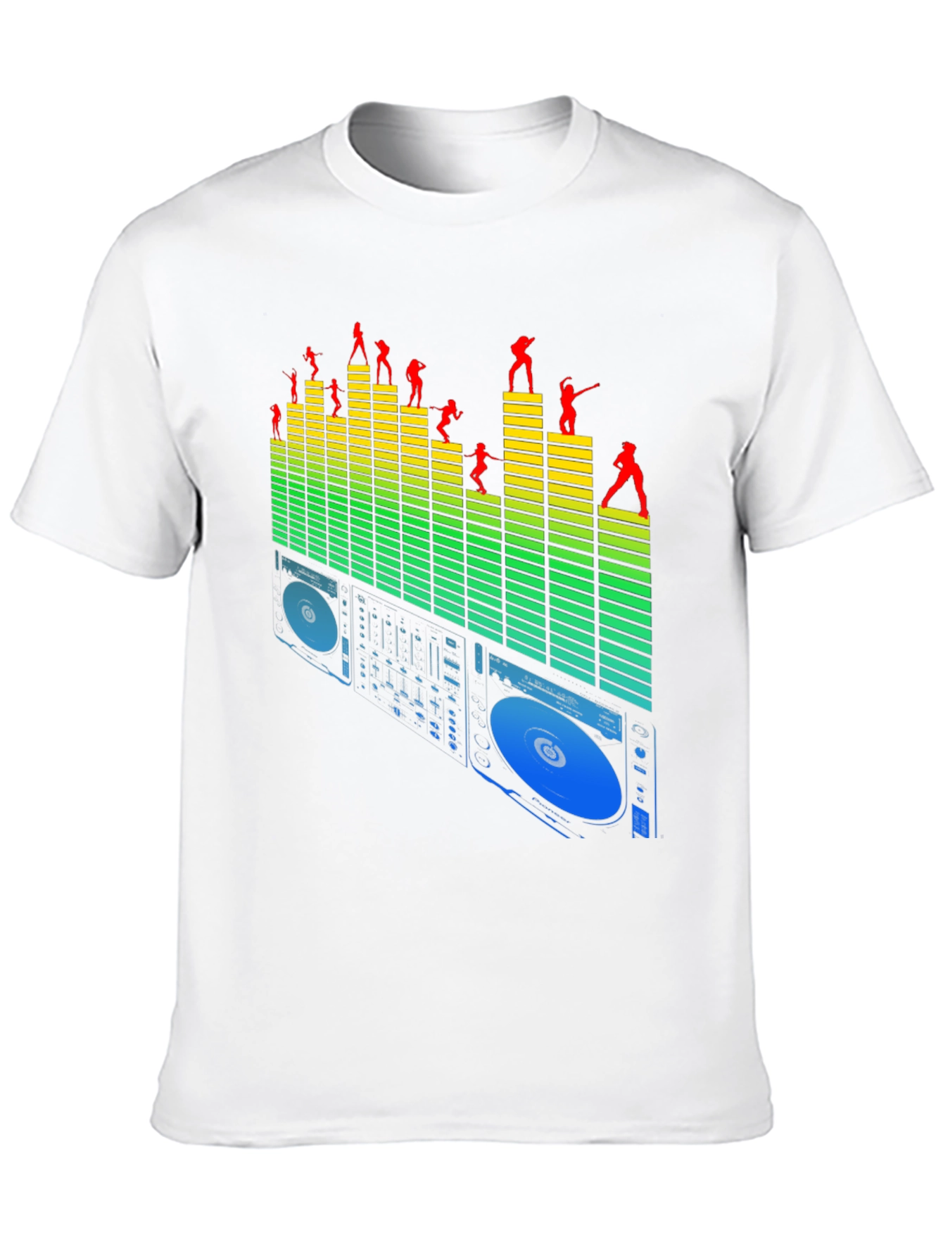 DJ Mixer Graphic Tee - Music Lovers T-Shirt