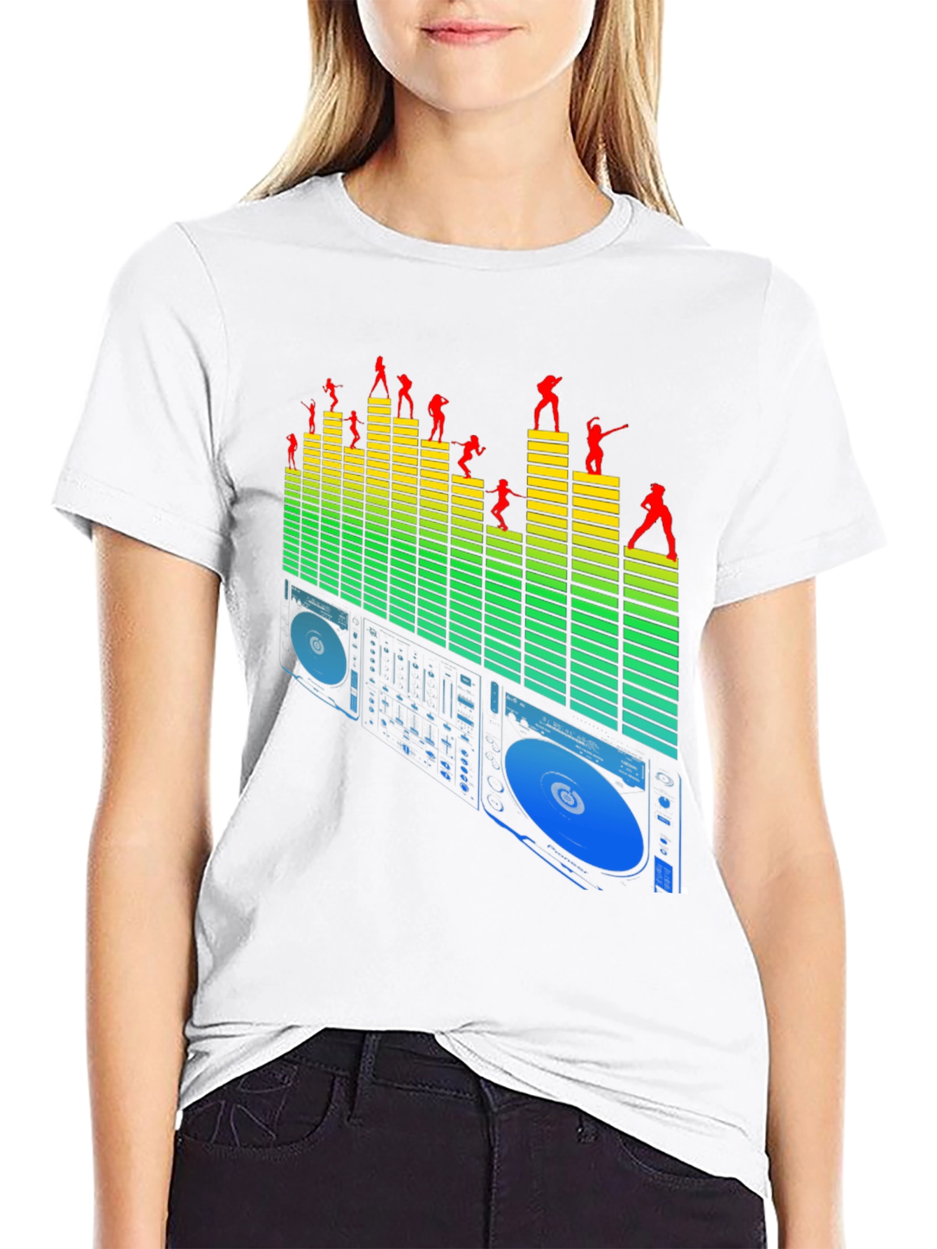 DJ Mixer Graphic Tee - Music Lovers T-Shirt