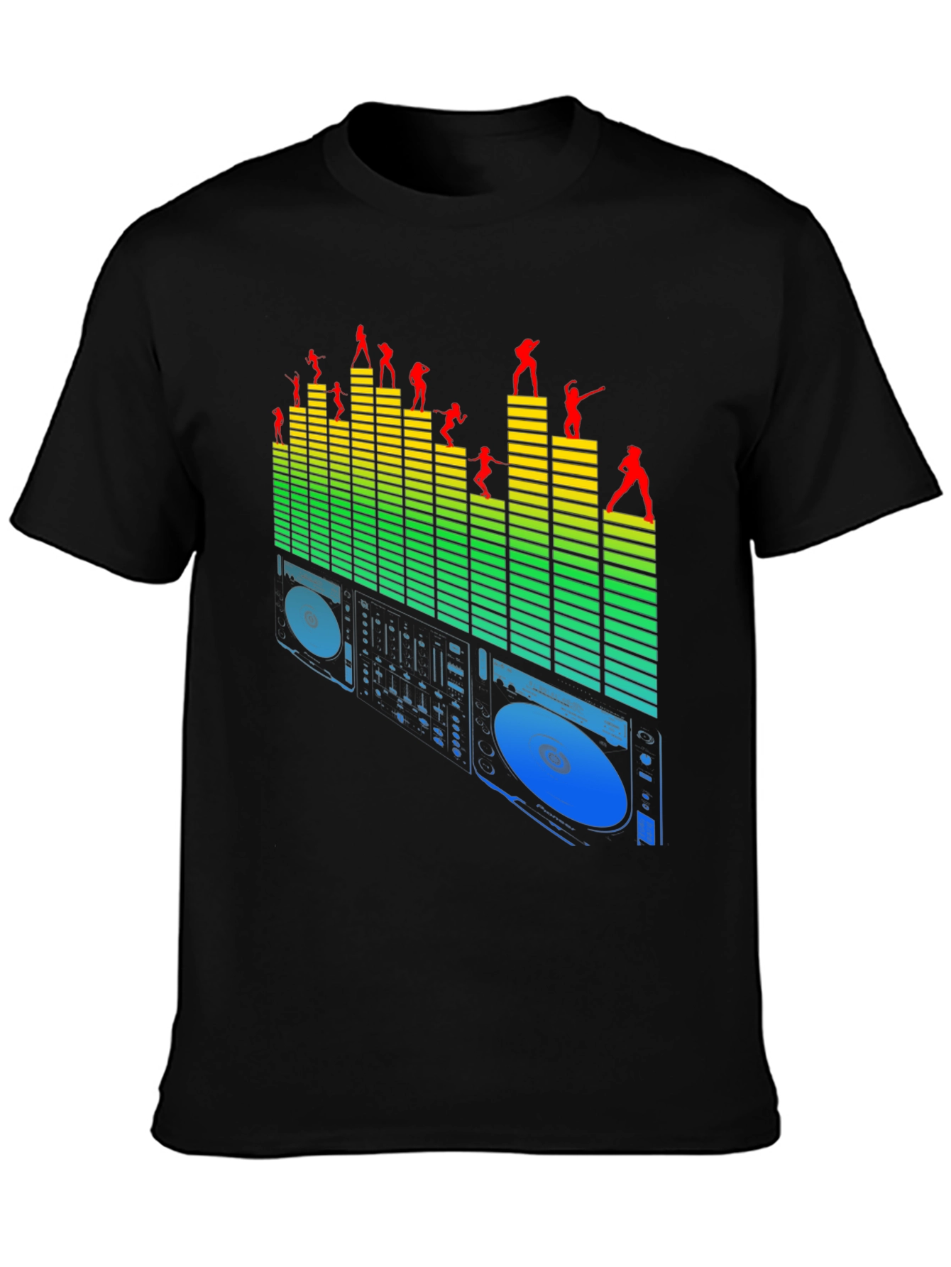 DJ Mixer Graphic Tee - Music Lovers T-Shirt