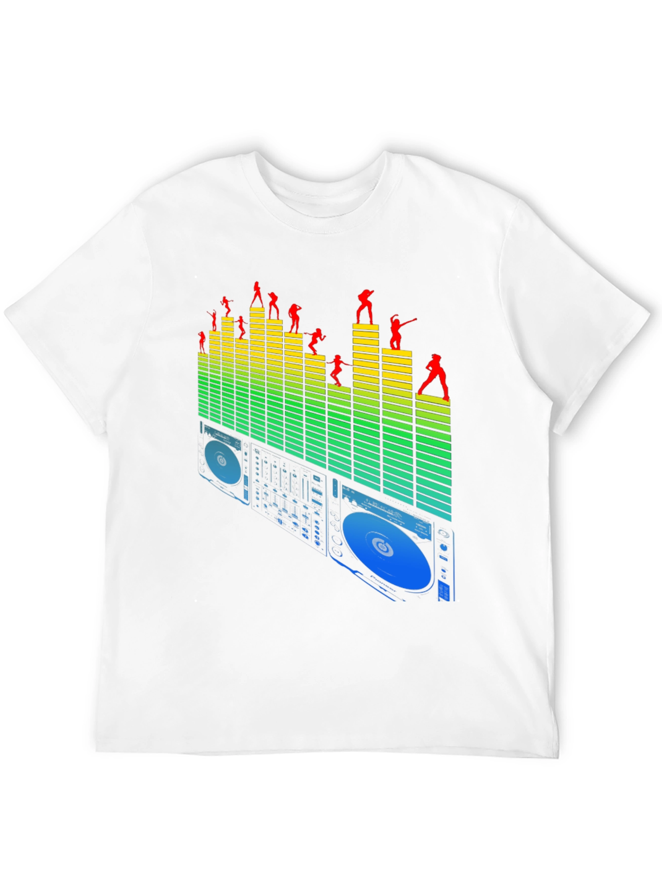 DJ Mixer Graphic Tee - Music Lovers T-Shirt