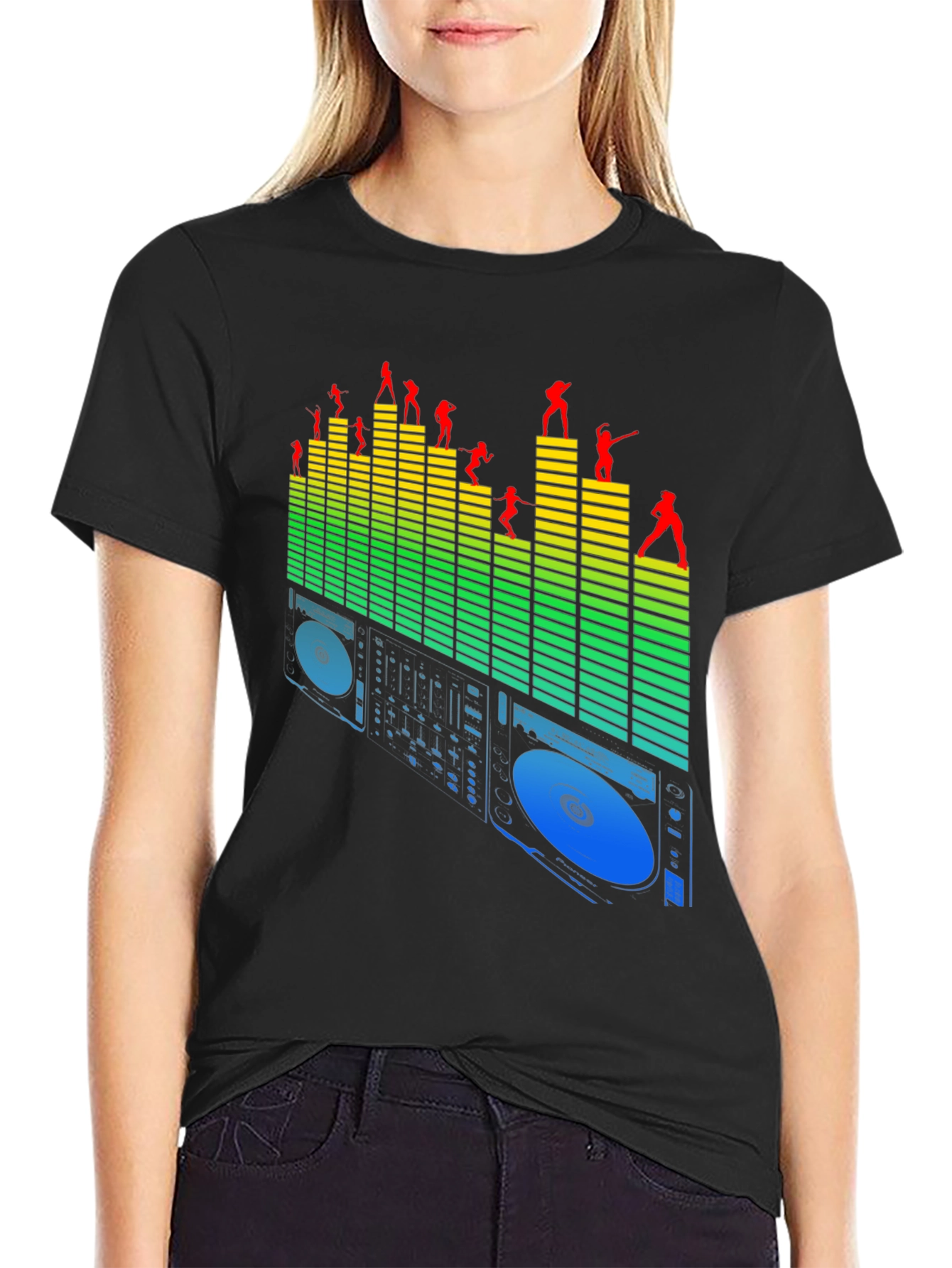 DJ Mixer Graphic Tee - Music Lovers T-Shirt