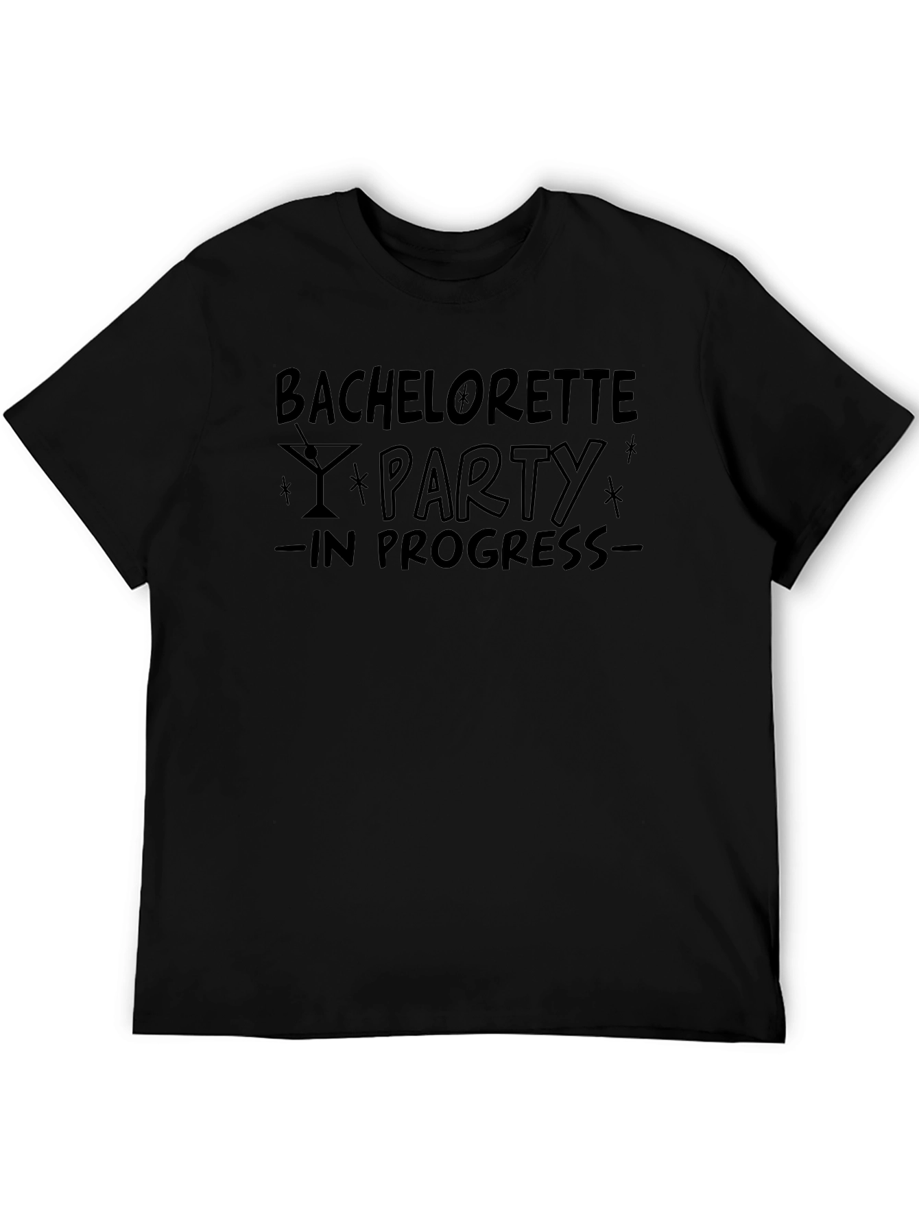 Bachelorette Party in Progress Crewneck T-Shirt